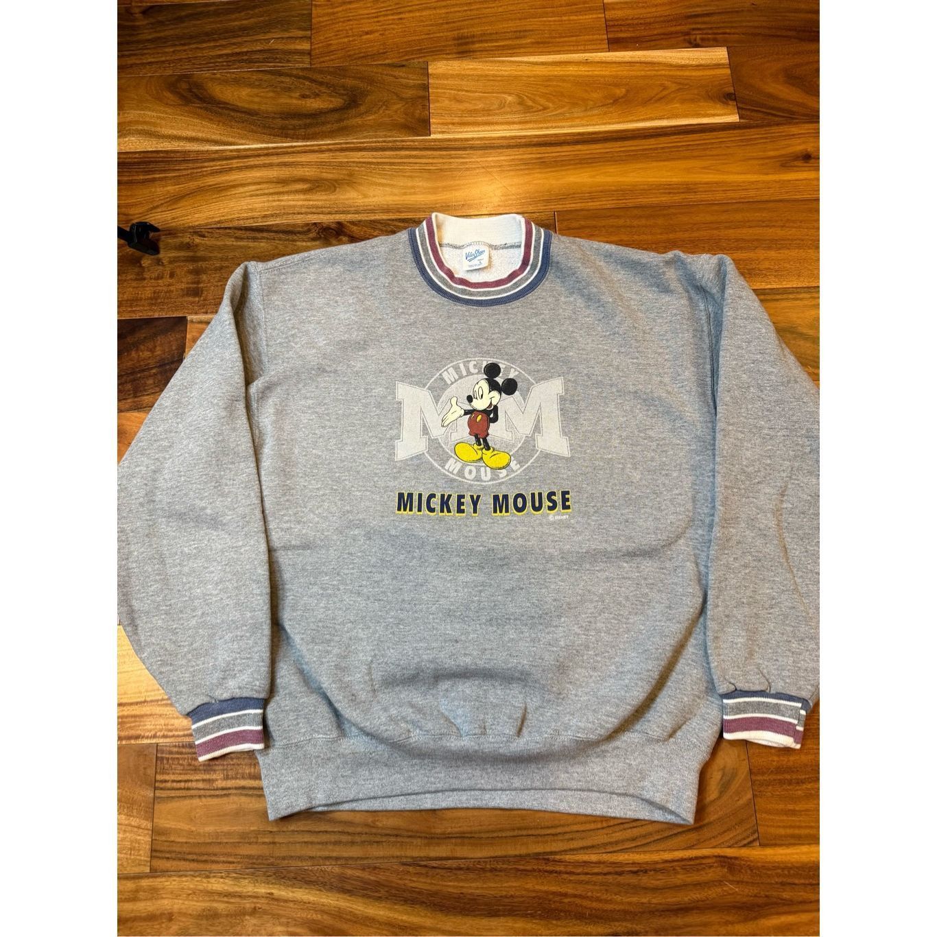 Velva Sheen Size L vintage 1980s Mickey Mouse Co Velva Sheen Sweatshirt Size US L / EU 52-54 / 3 - 1 Thumbnail