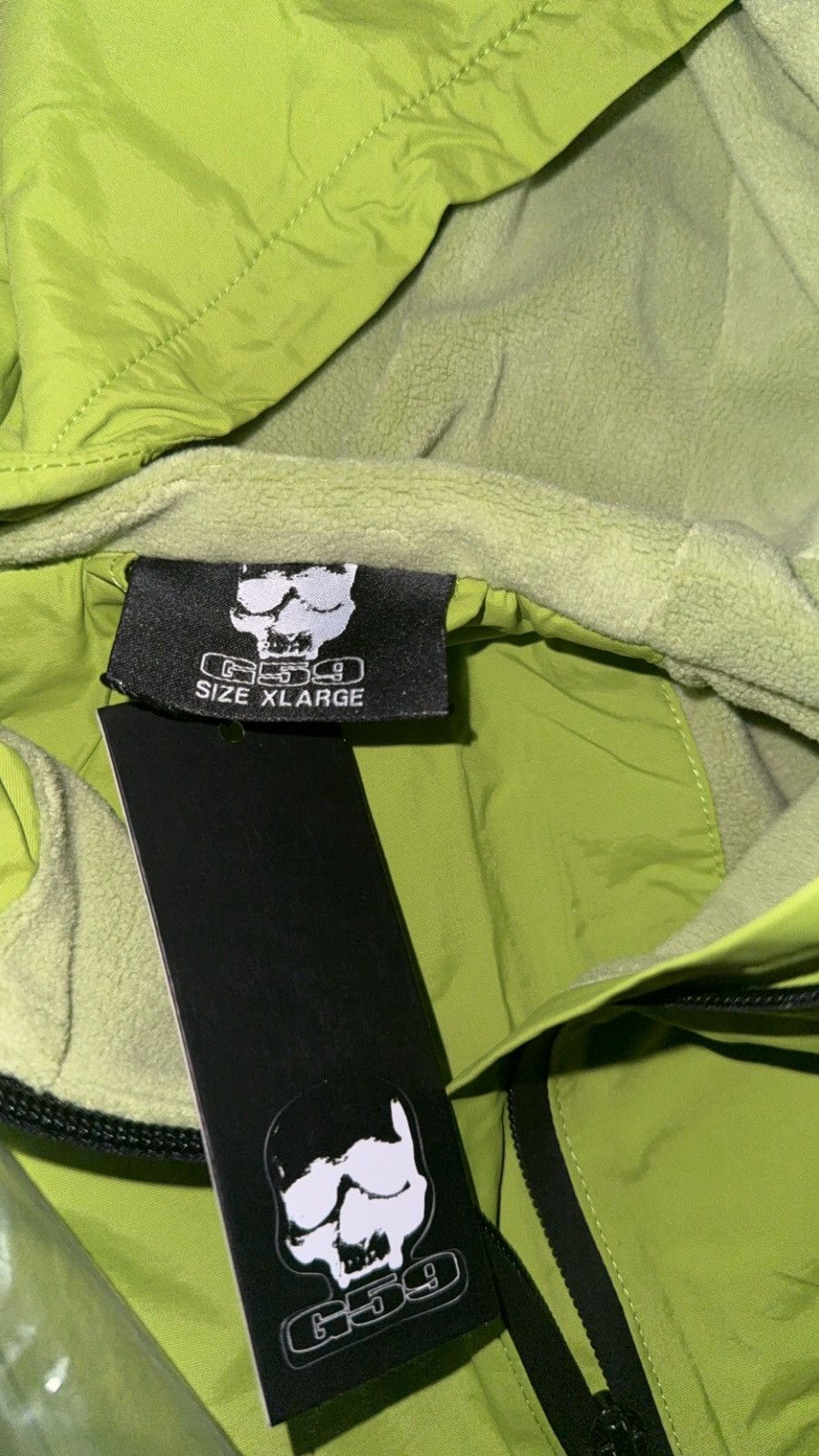 G59 Records $uicideboy$ Razor V Shelter Jacket Safety Green Size US XL / EU 56 / 4 - 4 Thumbnail