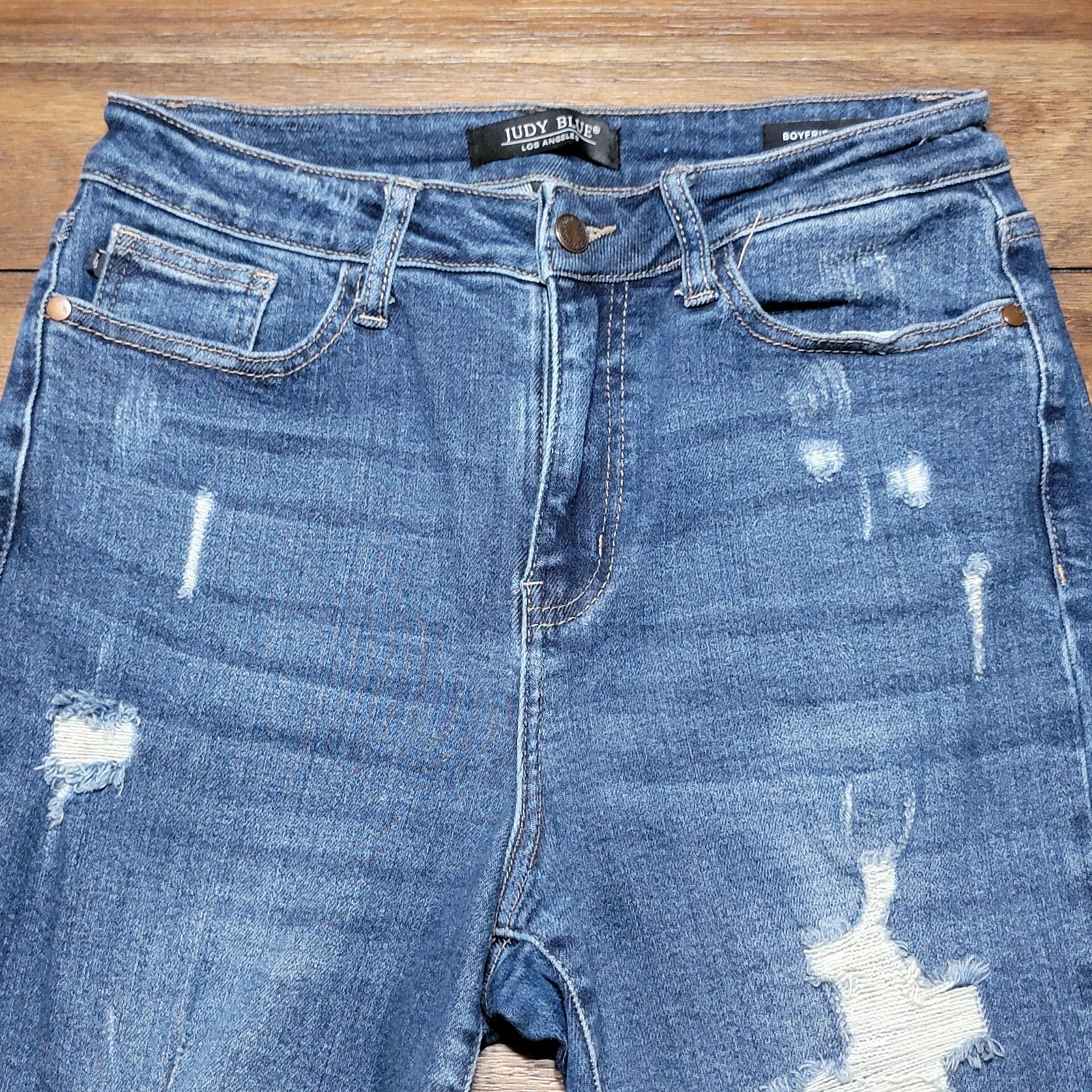 Judy Blue Judy Blue Boyfriend Fit Denim Jeans - Size 7/28 Size 29" - 2 Thumbnail