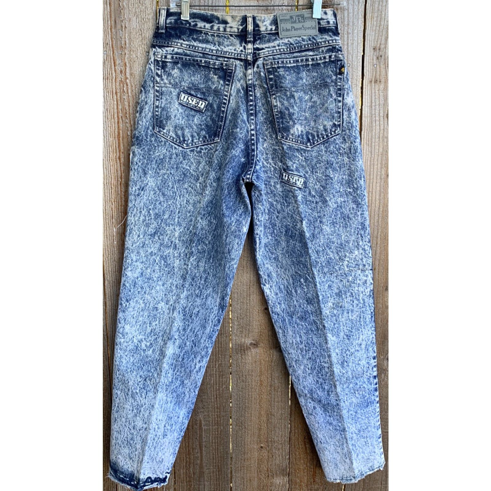 Vintage VINTAGE John Player Special Jeans Acid Wash Blue 31 Waist 30” 5-Pocket Denim High Waist Tight/Tapered Mens Size US 31 - 5 Thumbnail