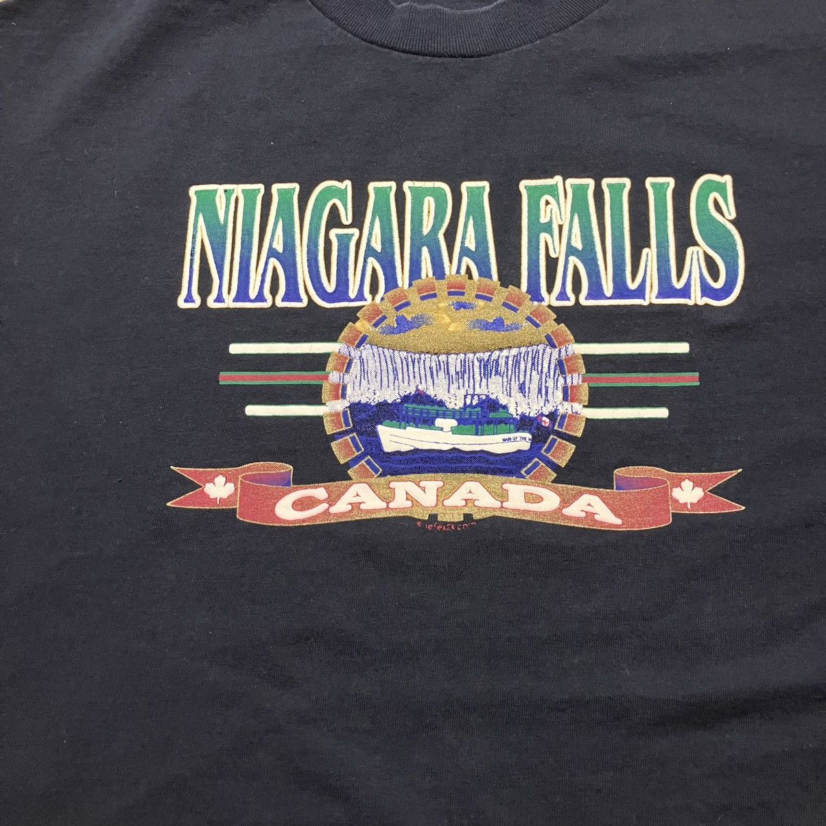 Alstyle × Vintage Vintage Niagra Falls Ontario Canada Graphic T Shirt Size US L / EU 52-54 / 3 - 3 Thumbnail