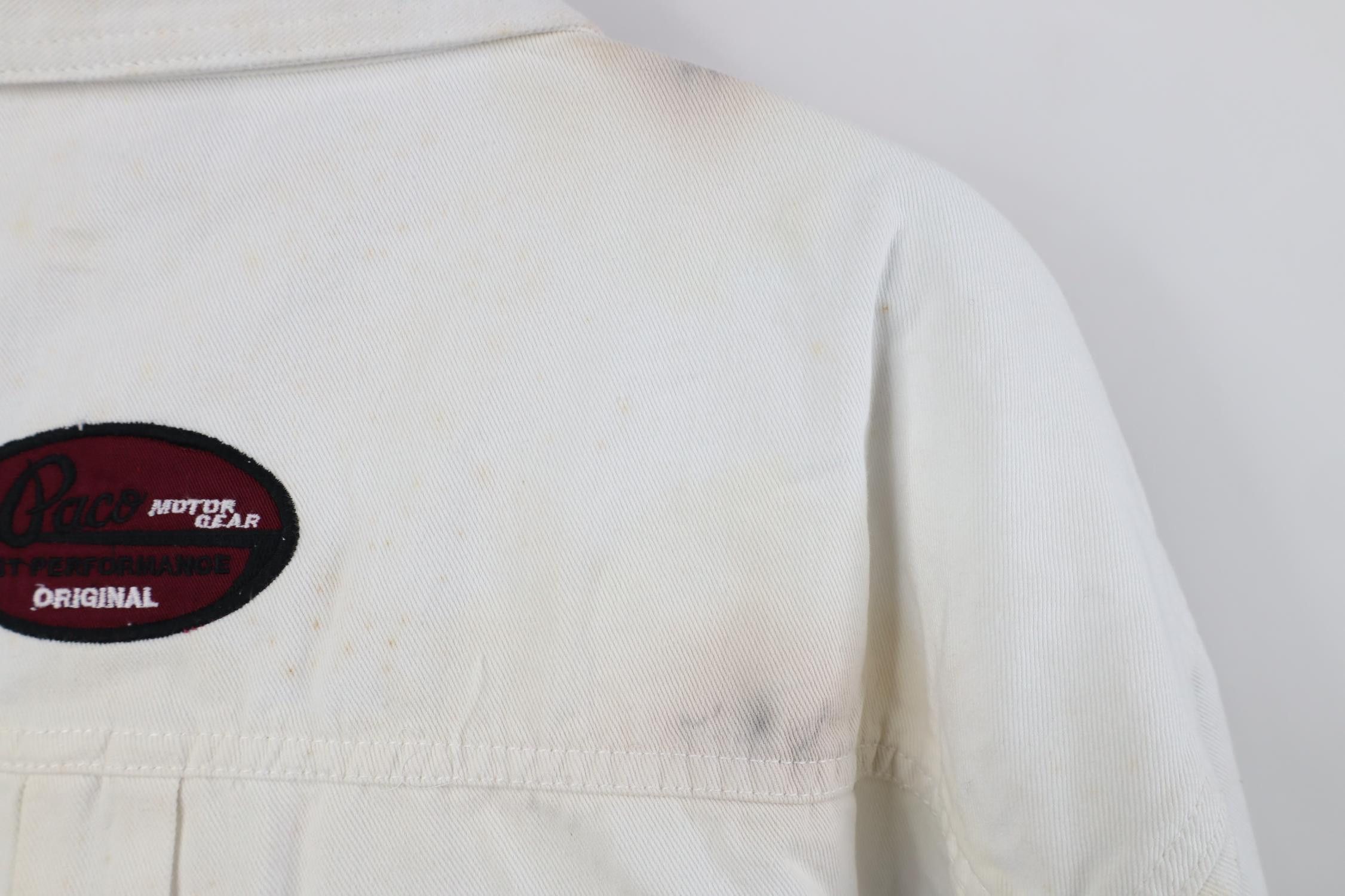 Vintage Deadstock Vintage 90s Y2K Paco Car Racing Denim Button Shirt Size US XXL / EU 58 / 5 - 15 Thumbnail