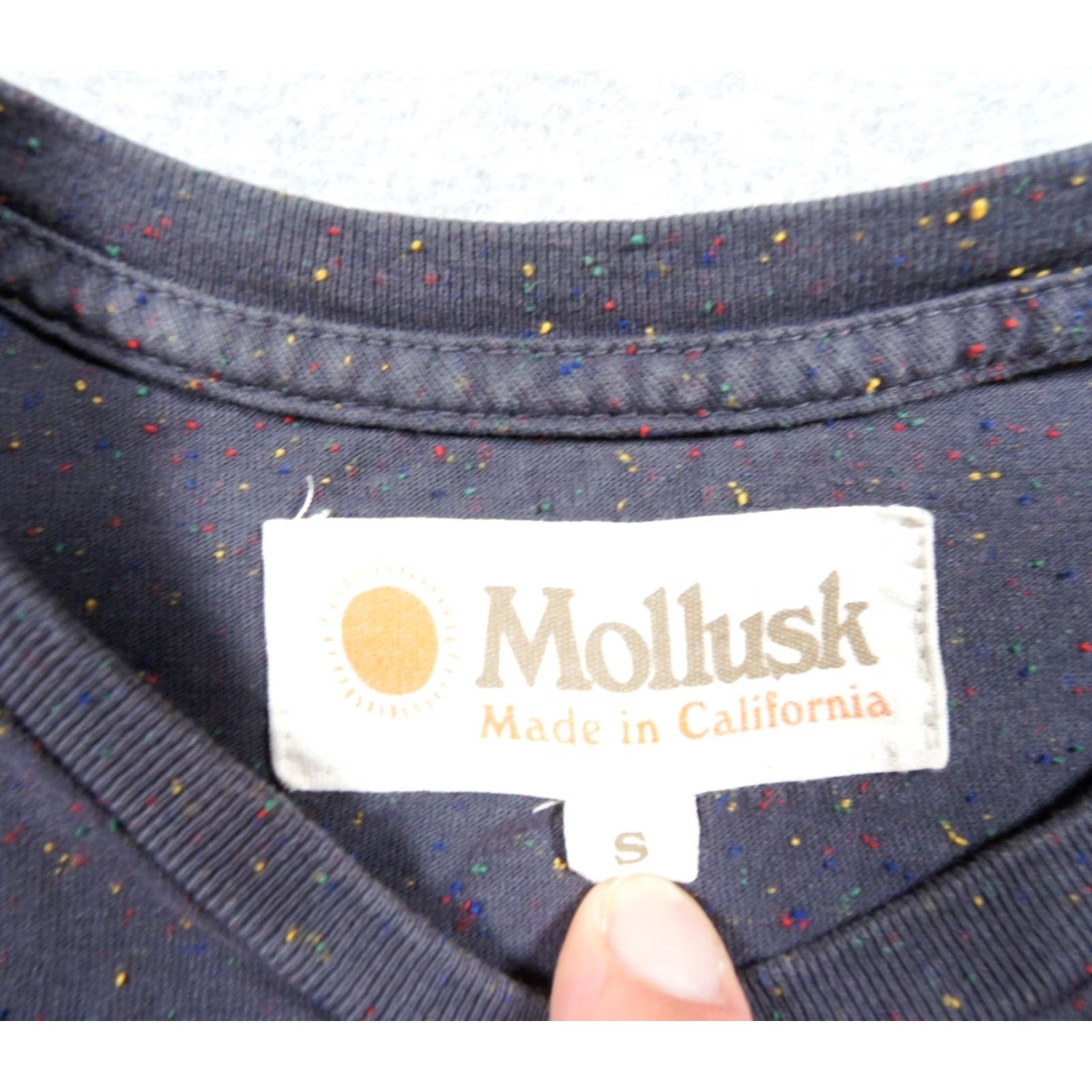 Vintage Mollusk Shirt Mens Small Gray Pocket Tee Crew Neck Short Sleeve Outdoors Speckle Size US S / EU 44-46 / 1 - 5 Thumbnail