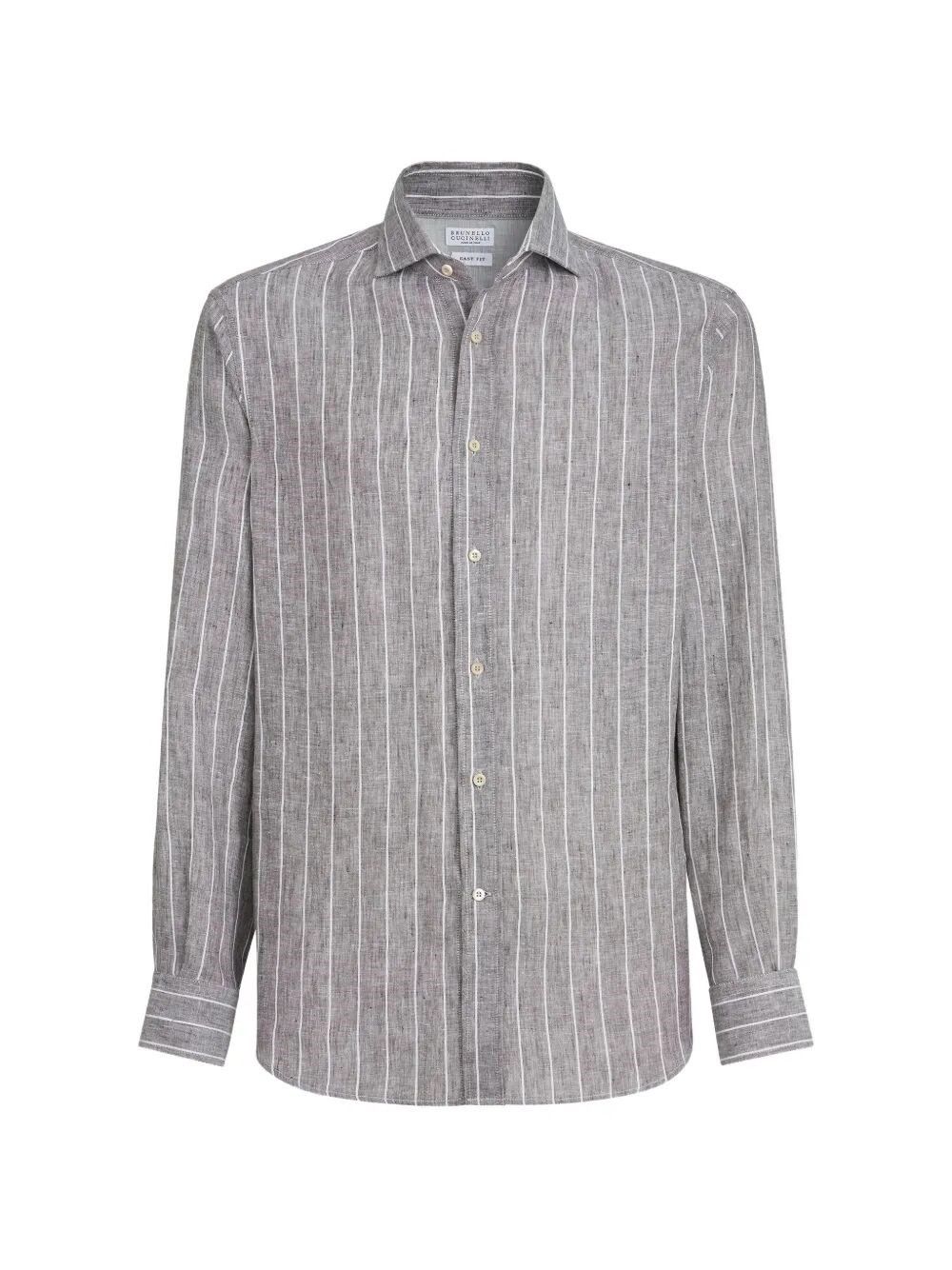 Brunello Cucinelli Linen Shirt Size US S / EU 44-46 / 1 - 1 Thumbnail