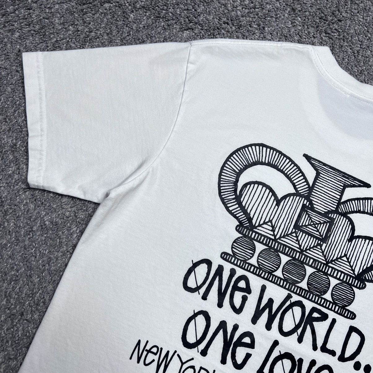 Stussy Vintage 2000s Stussy One World One Love Graphic T-Shirt Sz M Size US M / EU 48-50 / 2 - 15 Thumbnail