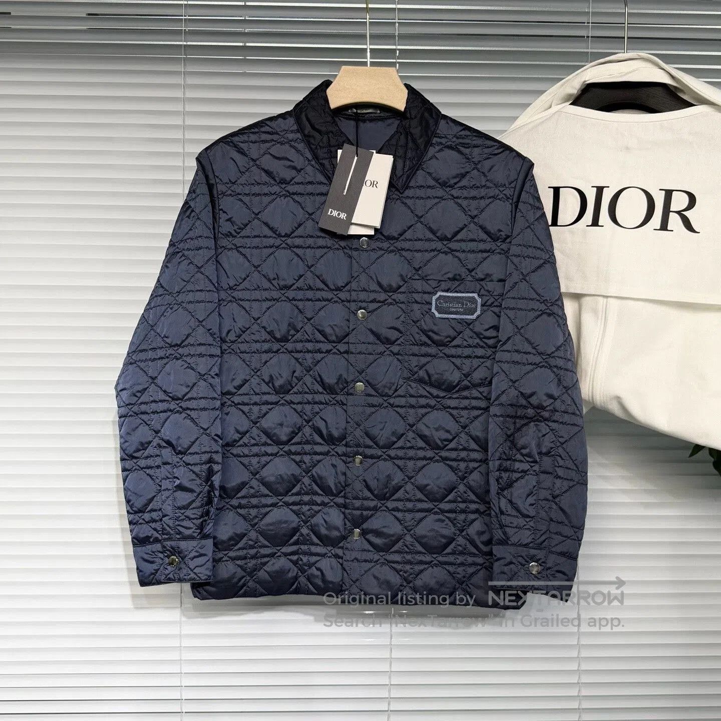 Dior Dior Quilted Jacket with Logo Embroidery. Size US L / EU 52-54 / 3 - 1 Thumbnail
