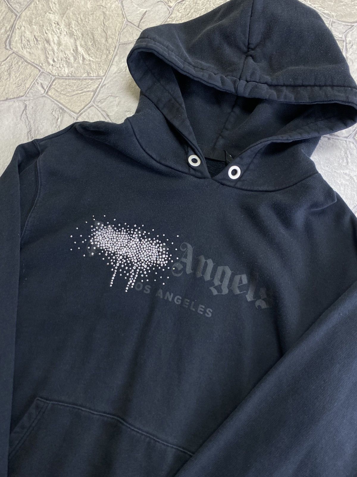 Palm Angels Rhinestone-Embellished Los Angeles Logo Hoodie Size US XL / EU 56 / 4 - 3 Thumbnail