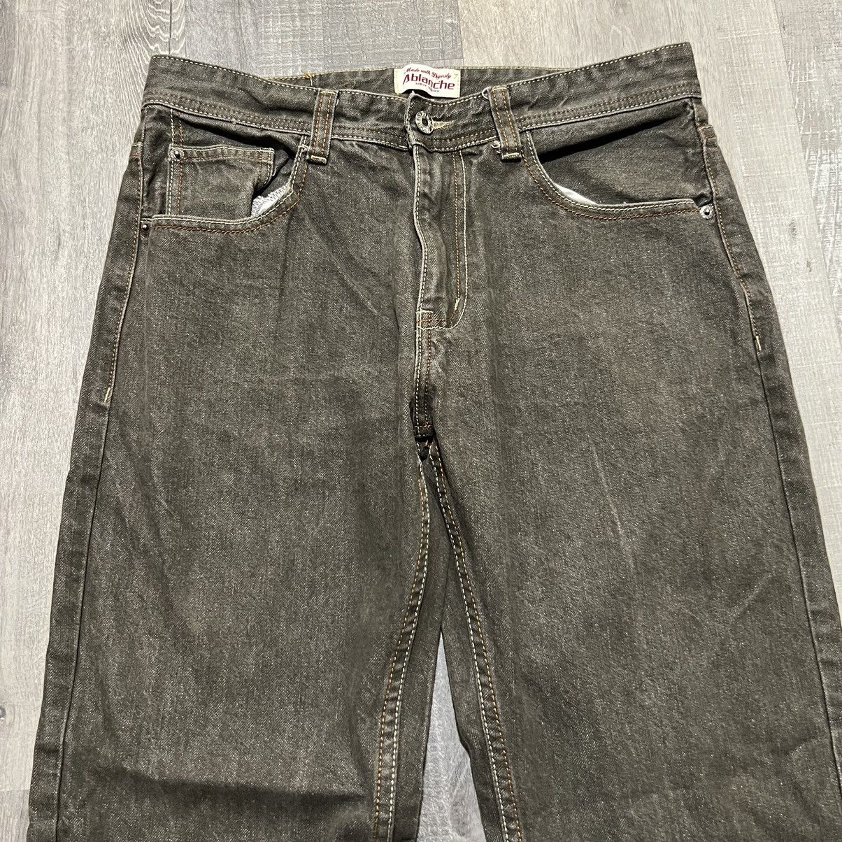 Vintage VTG Ablanche Baggy Wide Leg Skater Hip Hop Jeans Size US 34 / EU 50 - 3 Thumbnail