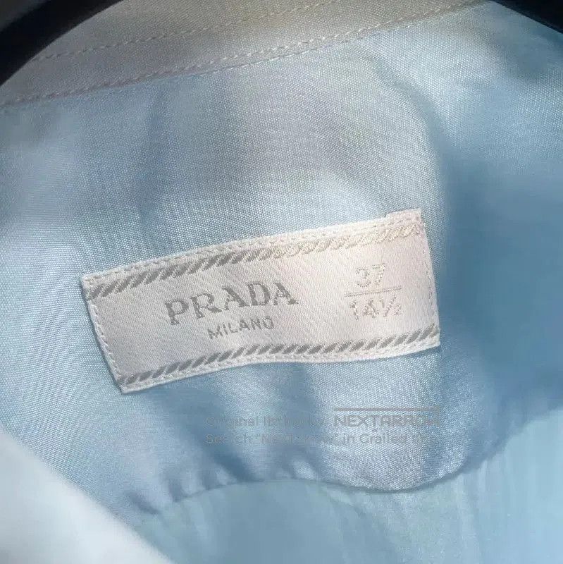Prada Prada Men's Long Sleeve Shirt in Light Blue. Size US M / EU 48-50 / 2 - 3 Thumbnail
