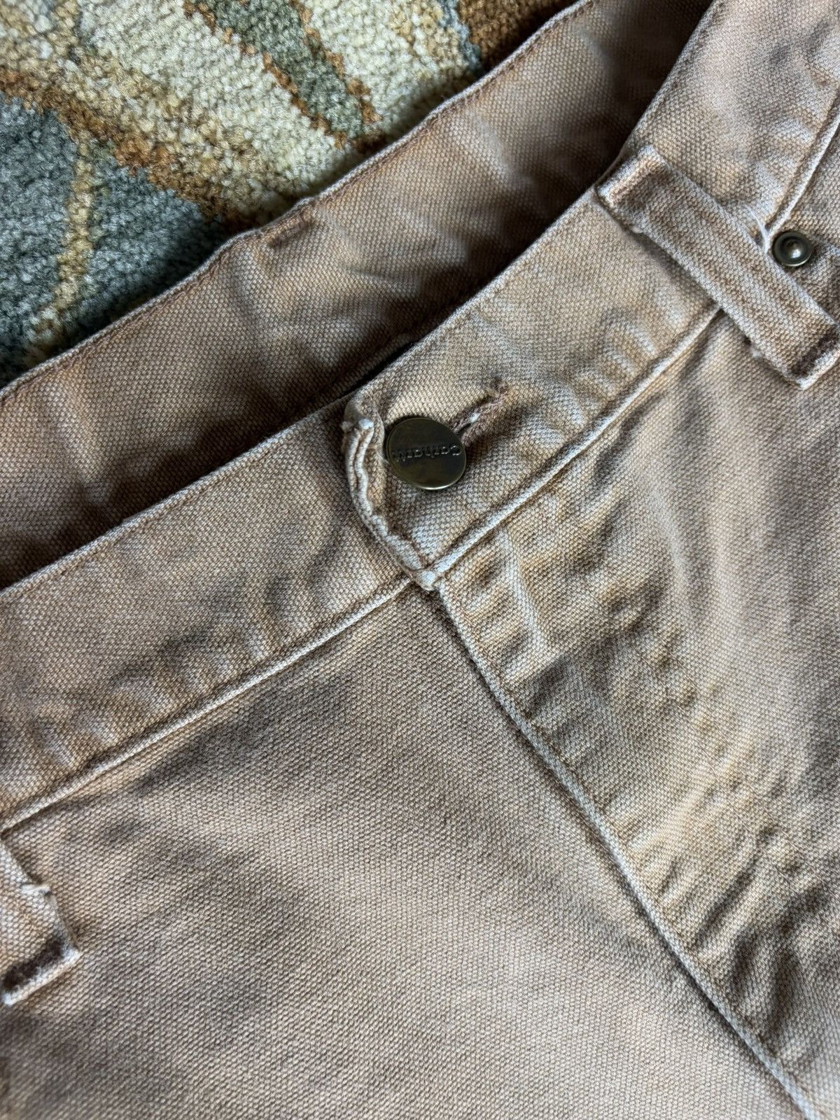 Carhartt × Vintage Vintage Carhartt Beige Denim pants Size US 40 / EU 56 - 4 Thumbnail