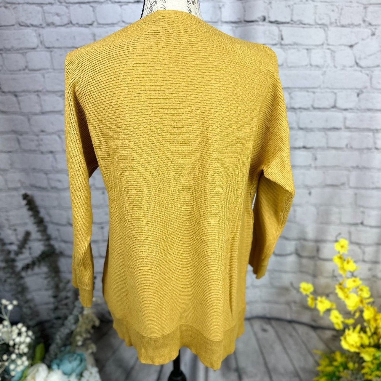 Other Cable & Gauge Ribbed Boat Neck Tunic - Golden - size L Size L / US 10 / IT 46 - 7 Thumbnail