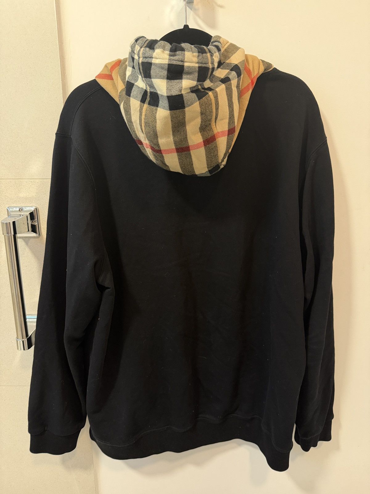 Burberry Burberry cotton check hoodie Size US XL / EU 56 / 4 - 2 Thumbnail