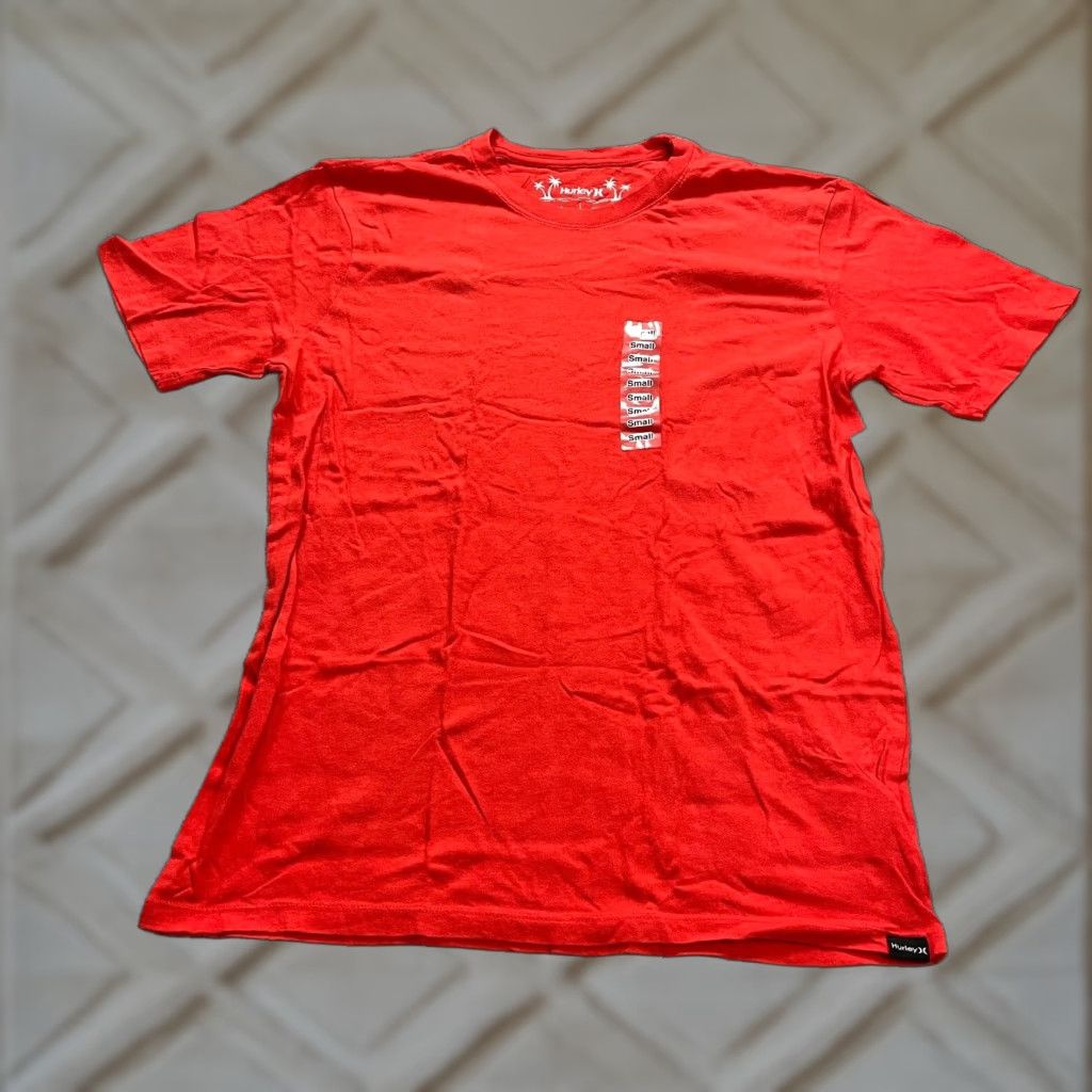 Hurley Hurley Basic Tee T-Shirt Men S Red Crew Neck Short Sleeve Top NWT New Size US S / EU 44-46 / 1 - 1 Thumbnail