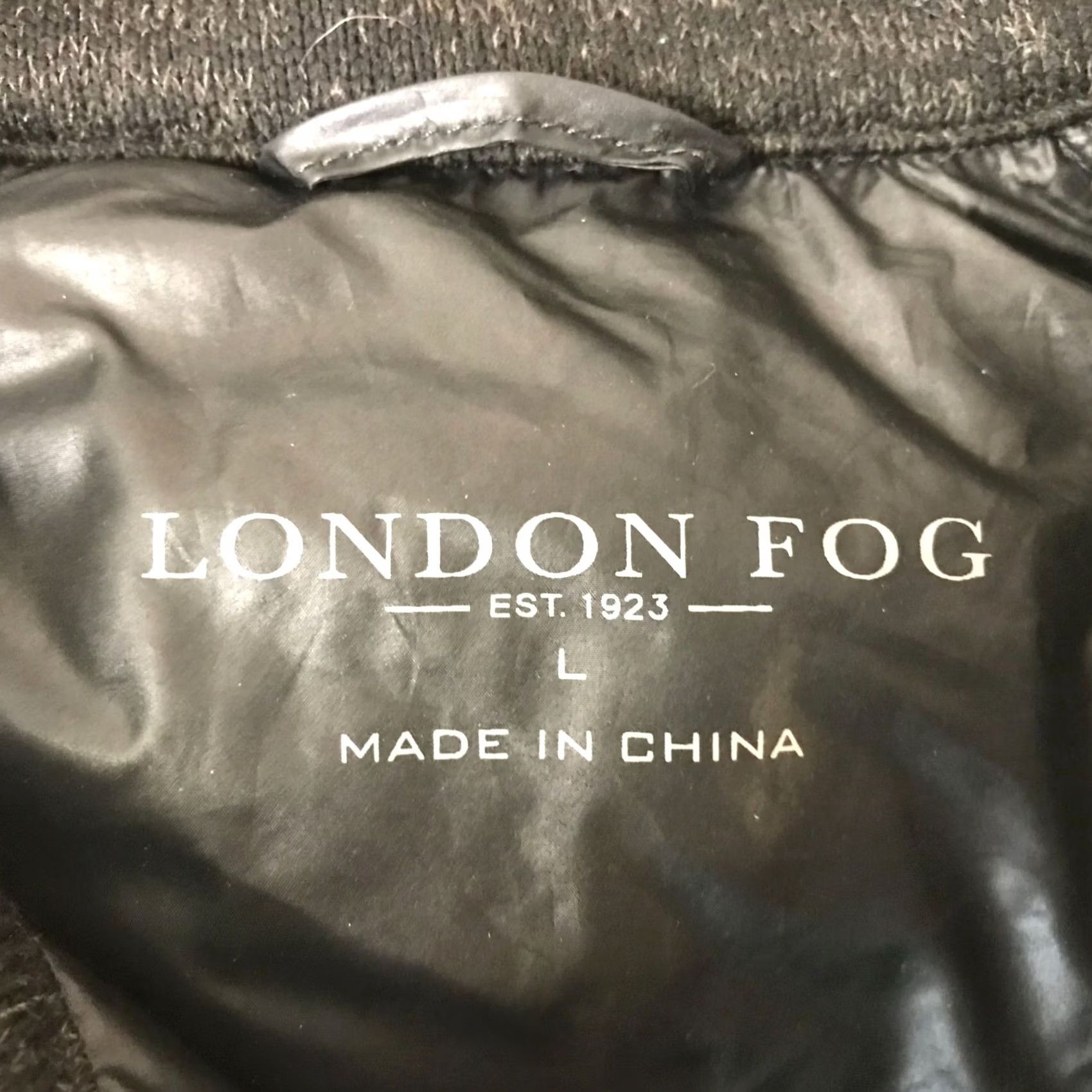 London Fog LONDON FOG WOMENS LARGE BLACK DOWN FILLED JACKET Size L / US 10 / IT 46 - 7 Thumbnail