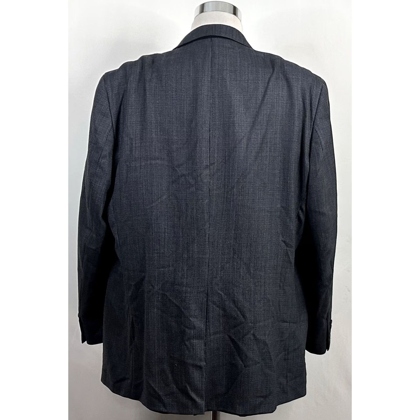 Ralph Lauren Ralph Lauren LRL SPORT COAT 48L Wool Knit Two-Button Vented Blue Gray Single-Breasted Jacket Mens Regular Size 48 Size US XS / EU 42 / 0 - 6 Thumbnail