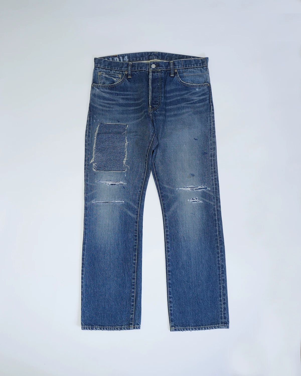 Visvim visvim 11d14 18ss wash destroyed jeans Size US 36 / EU 52 - 1 Thumbnail