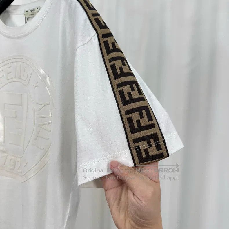 Fendi Fendi Monogram Tape Letter Short Sleeve Size XXS / US 00 / IT 34 - 4 Thumbnail