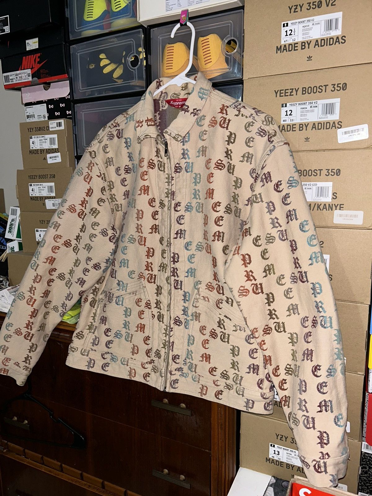 Supreme Supreme Gradient Jacquard Denim Work Jacket SS22 Medium VNDS Size US M / EU 48-50 / 2 - 2 Thumbnail