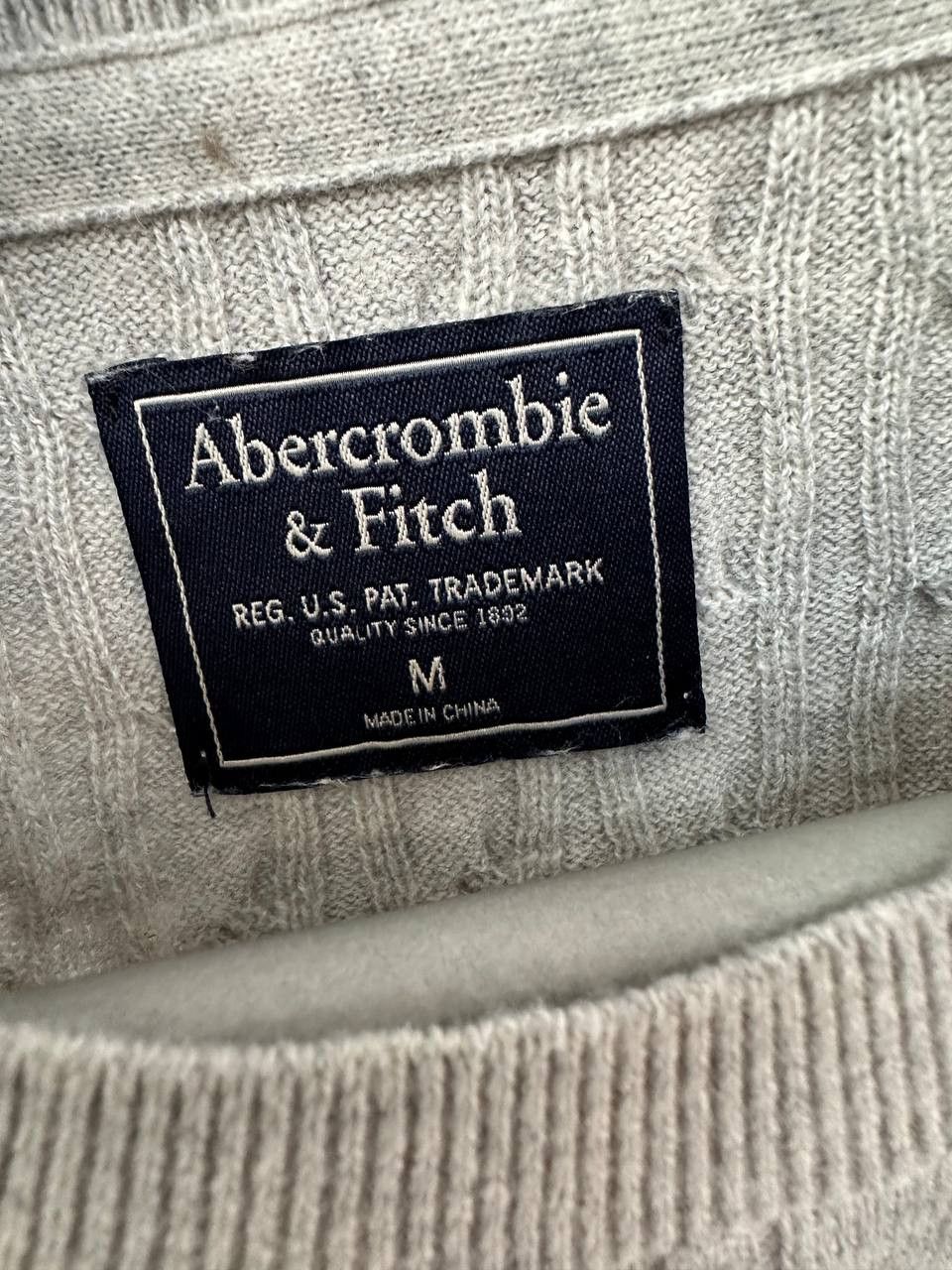Abercrombie & Fitch Abercrombie Fitch Cable Knit Merino Wool Sweater Crew Neck Size US M / EU 48-50 / 2 - 12 Thumbnail