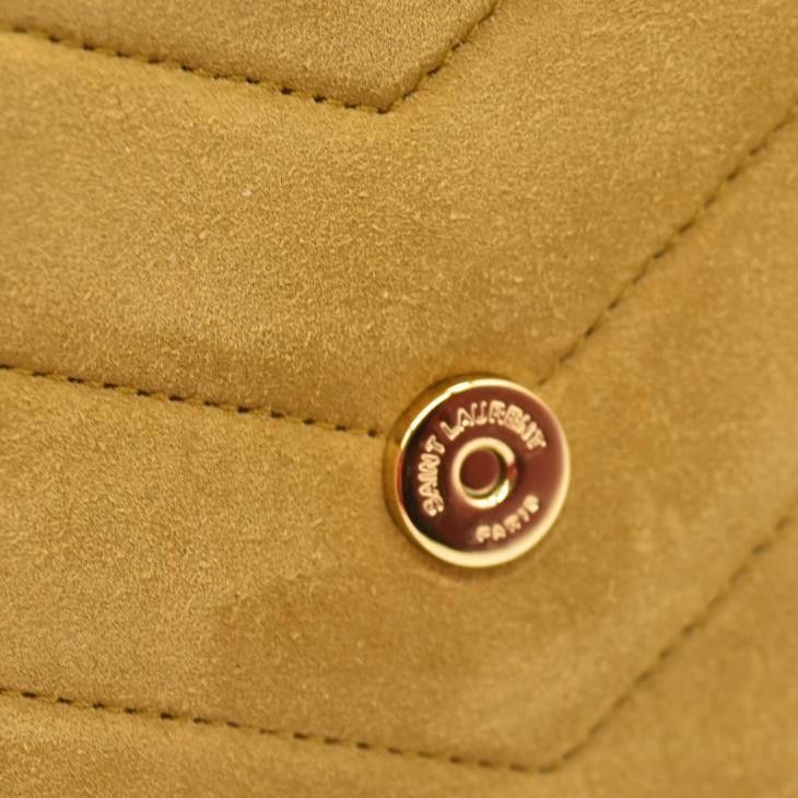 Designer Saint Laurent Suede Toy Loulou Shoulder Bag Chartreuse NEW Size ONE SIZE - 10 Thumbnail