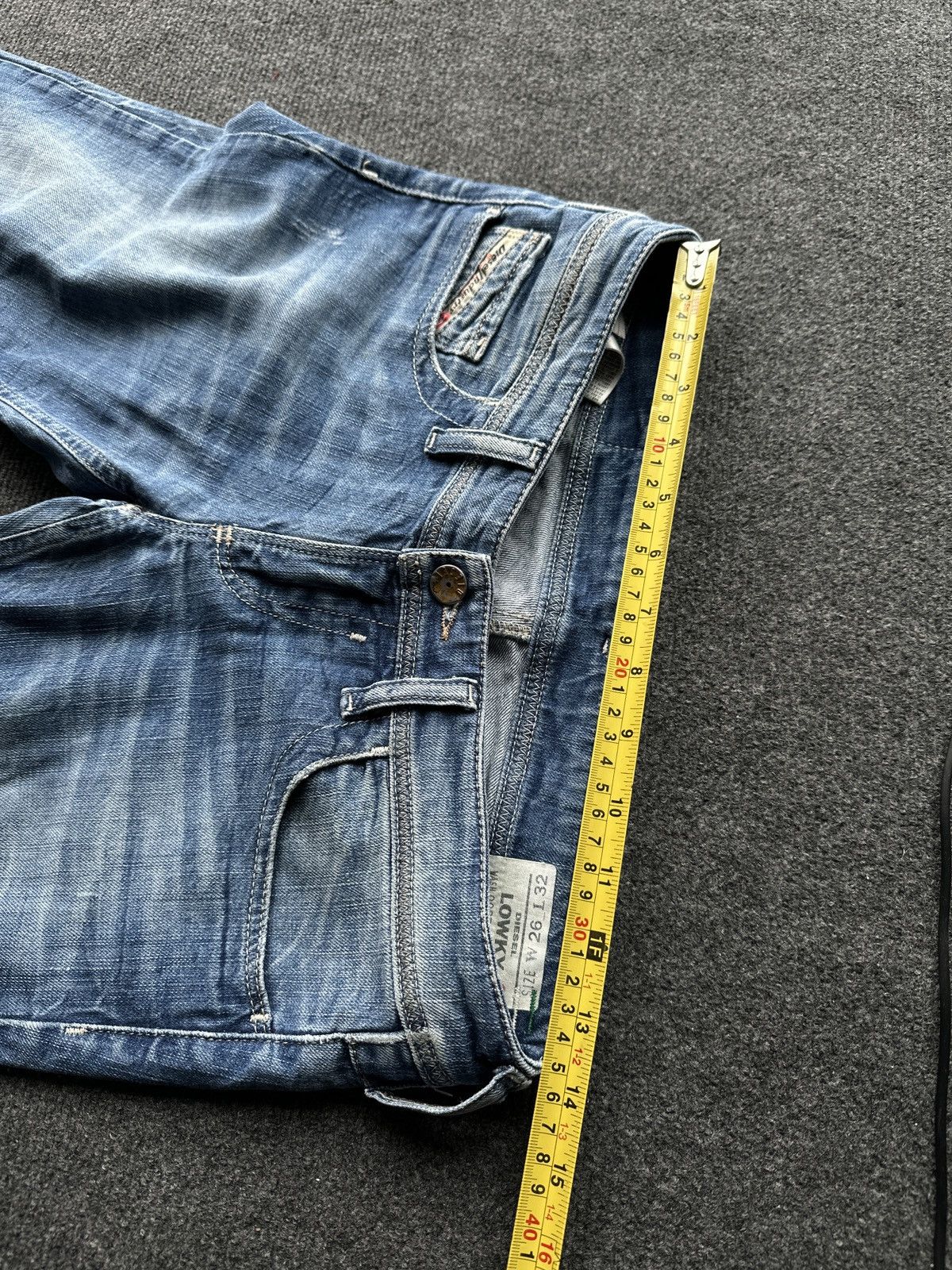 Diesel OPIUM 🚨 DIESEL WMN DENIM JEANS AVANT GARDE Y2K IFSIXWASNINE Size 28" / US 6 / IT 42 - 15 Thumbnail