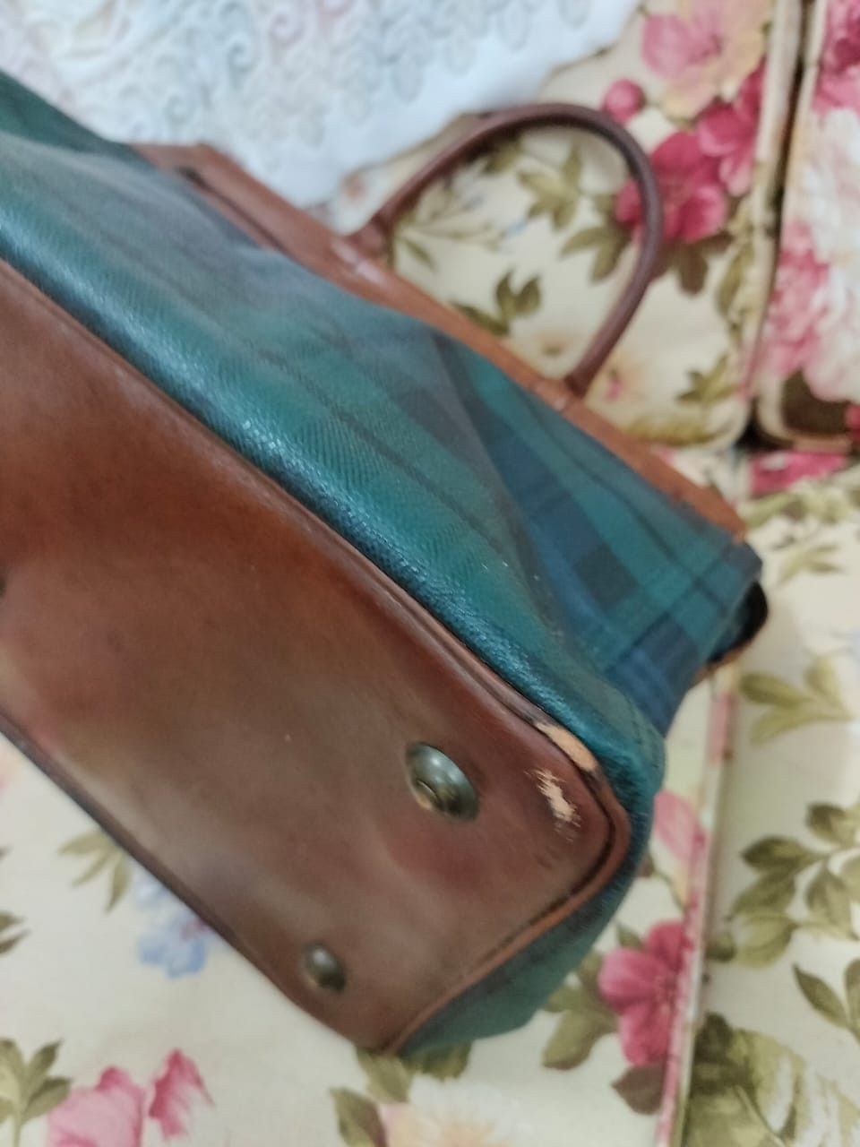 Polo Ralph Lauren Vintage Classic 90s Polo Ralph Lauren Blackwatch Boston Bag Size ONE SIZE - 12 Thumbnail
