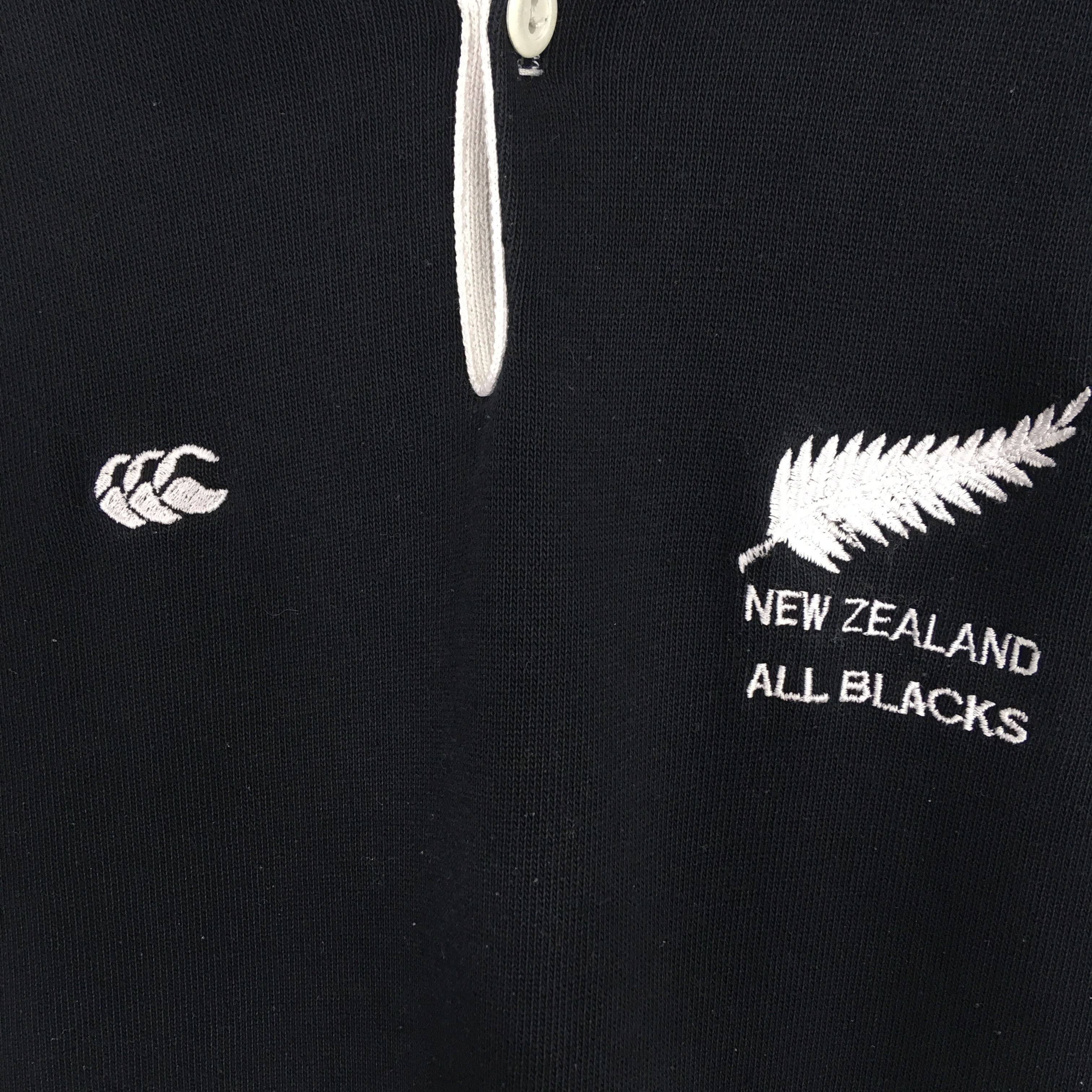 Canterbury of New Zealand Vintage 90's Canterbury Of New Zealand All Black Polo Shirt Size US M / EU 48-50 / 2 - 4 Thumbnail