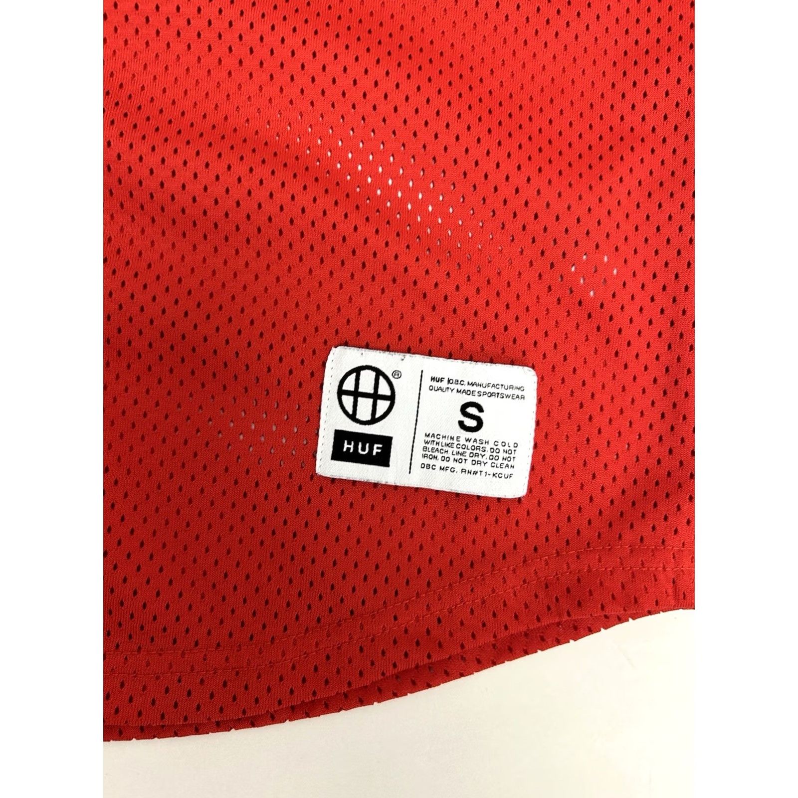 Huf HUF Red Embroidered H Logo Button-up Jersey Short Sleeve Men’s Small Size US S / EU 44-46 / 1 - 5 Thumbnail