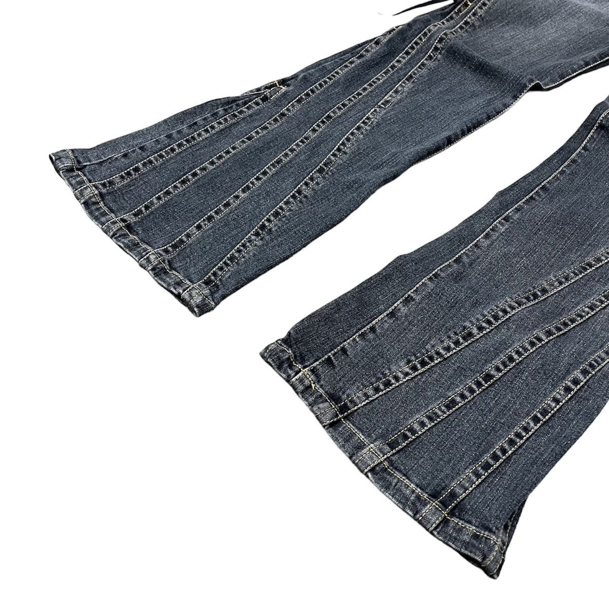 Japanese Brand Browdwin Lace Up Flared Pants Size US 28 / EU 44 - 3 Thumbnail
