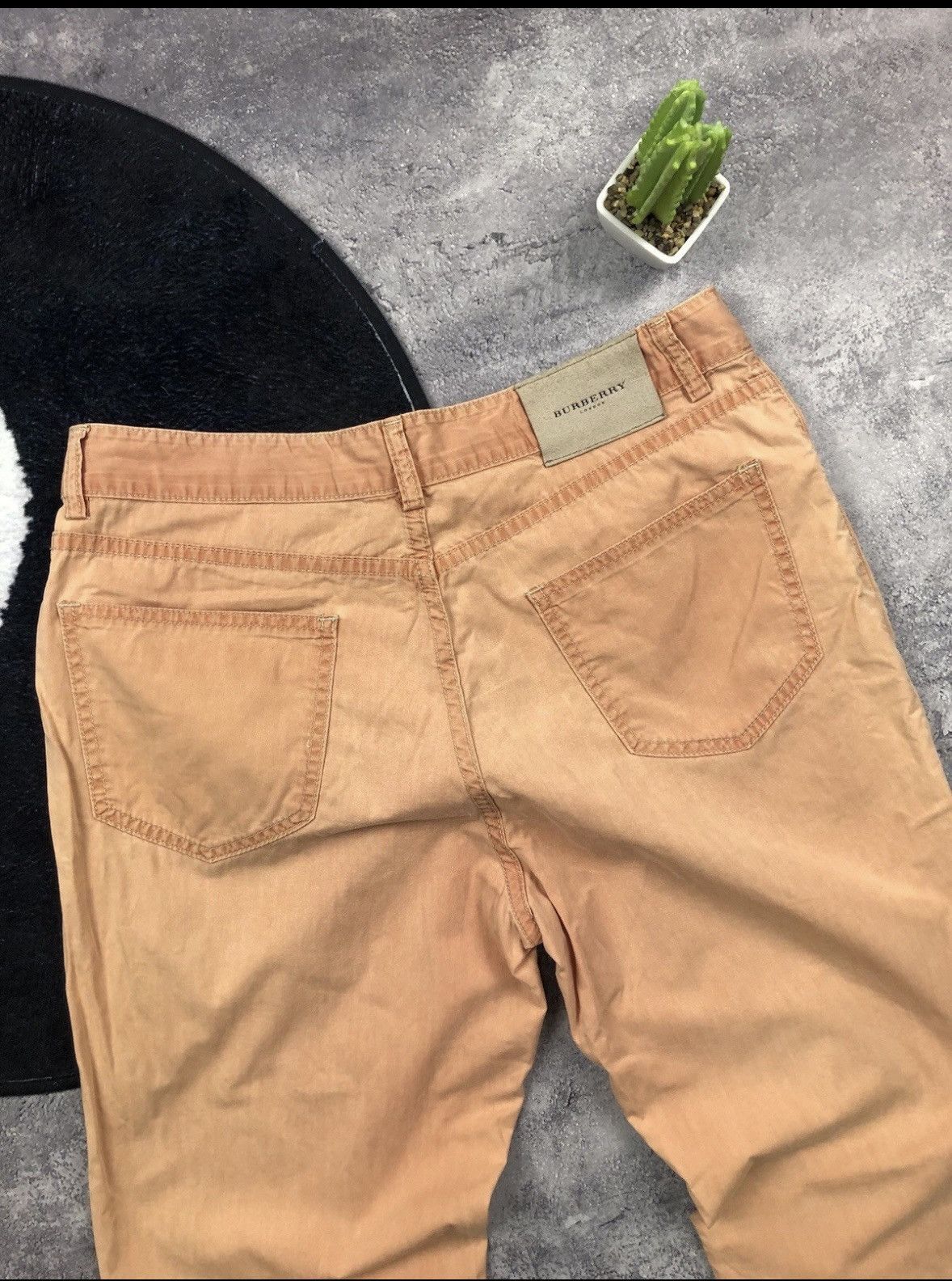 Burberry BURBERRY Vintage Streetwear Luxury Orange Pants Y2k Woman's Size 29" - 20 Thumbnail
