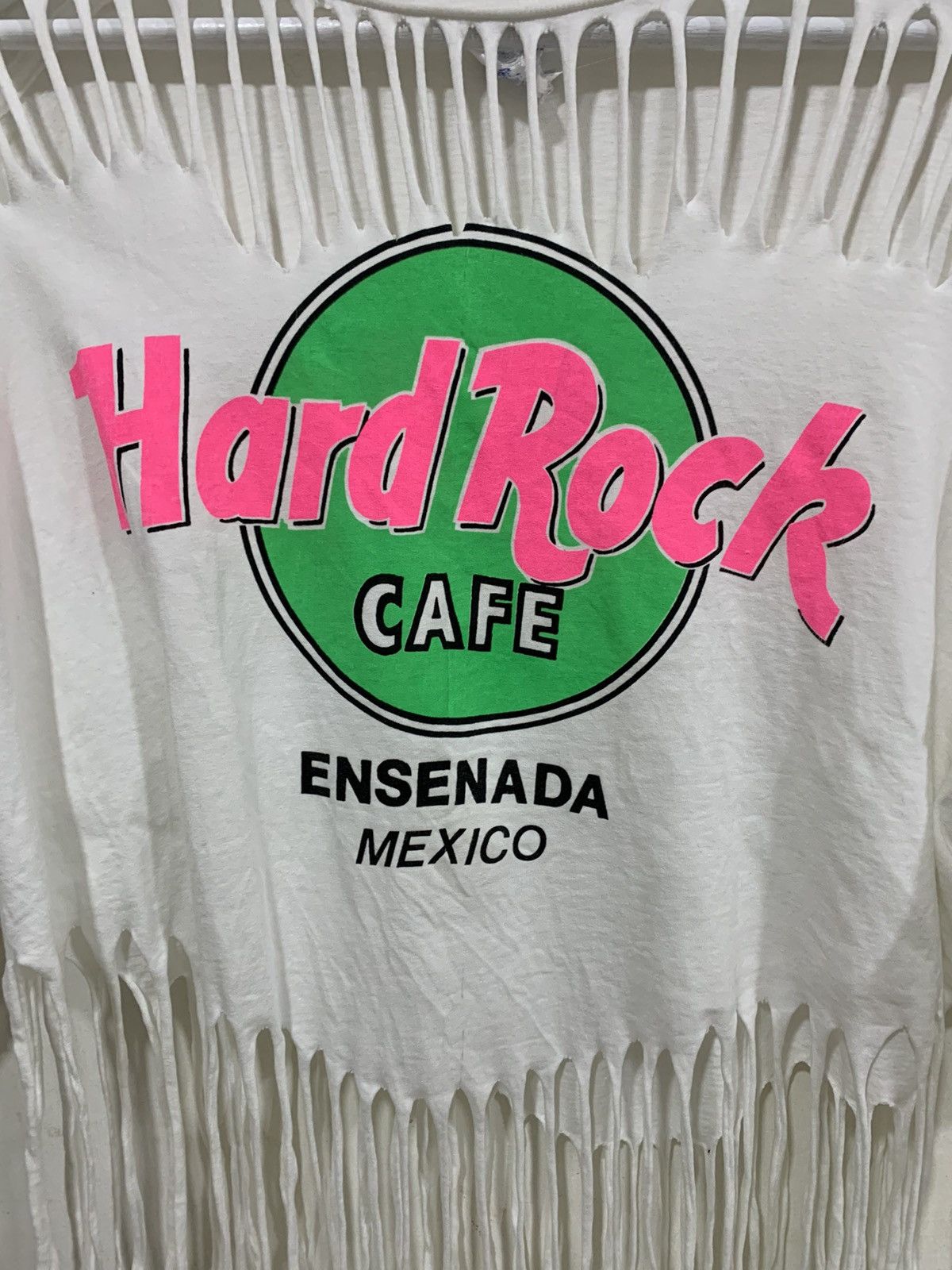 Hard Rock Cafe Vintage Hard Rock Cafe Ensenada Mexico Thrashed Style Size US XL / EU 56 / 4 - 3 Thumbnail