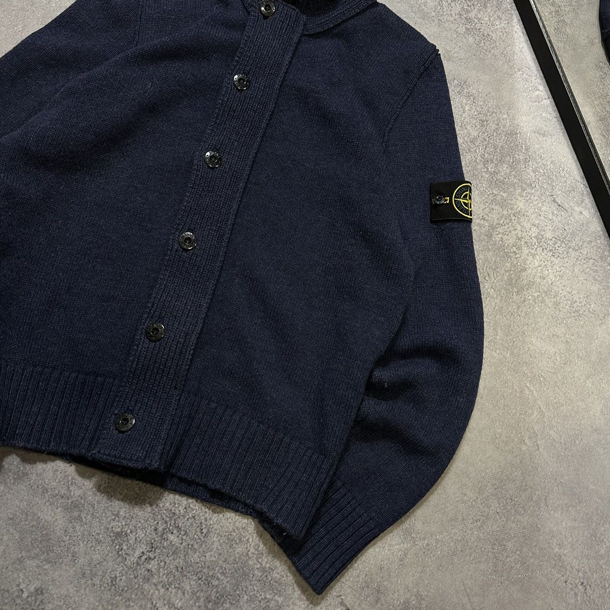 Stone Island × Vintage Vintage Stone Island sweater cardigan Size US M / EU 48-50 / 2 - 2 Thumbnail