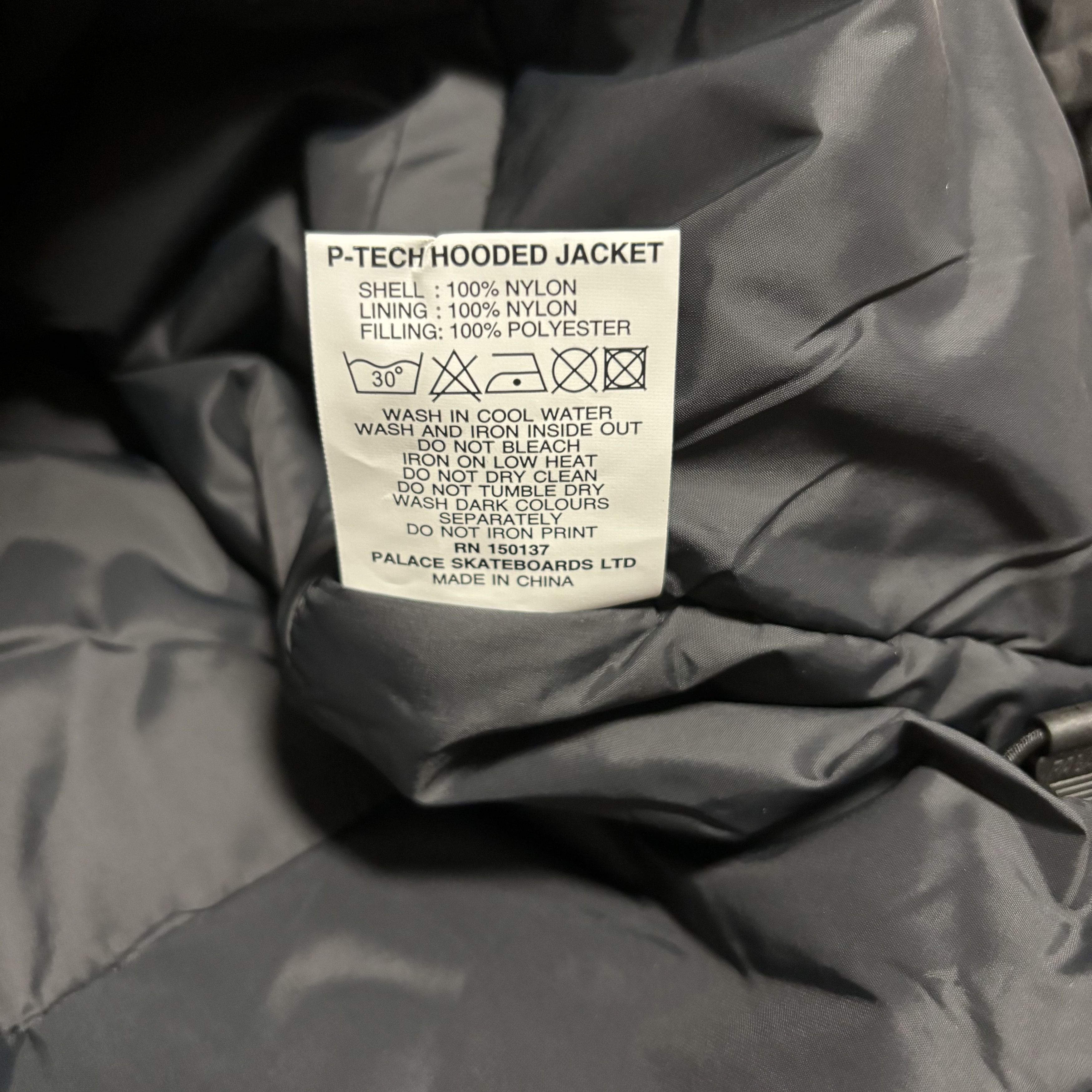 Palace Palace P-Tech Hooded Jacket Black - 23FW Size US XL / EU 56 / 4 - 8 Thumbnail