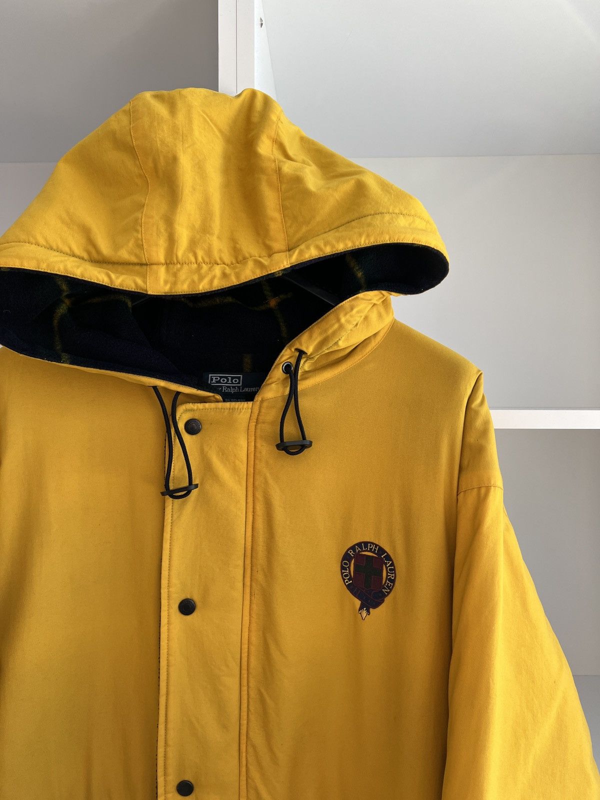 Polo Ralph Lauren × Vintage Vintage Polo Ralph Lauren Parka Mens Yellow Coat Cotton Size US XL / EU 56 / 4 - 9 Thumbnail