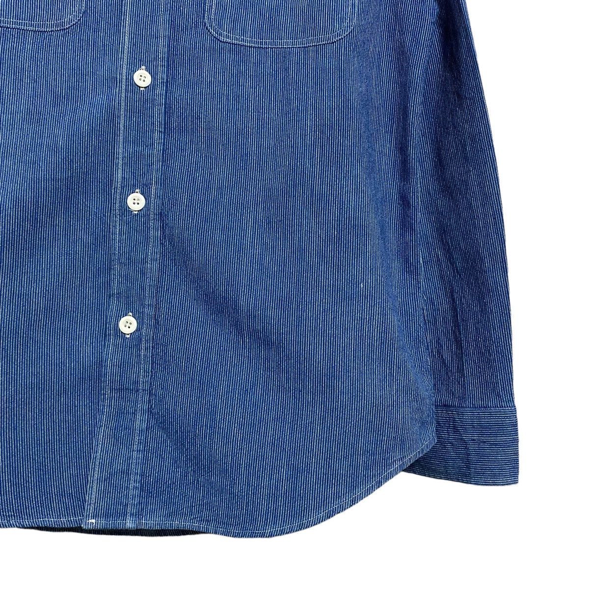 Sugar Cane Sugar Cane Pinstriped Wabash Indigo Denim Button Up Size US S / EU 44-46 / 1 - 7 Thumbnail