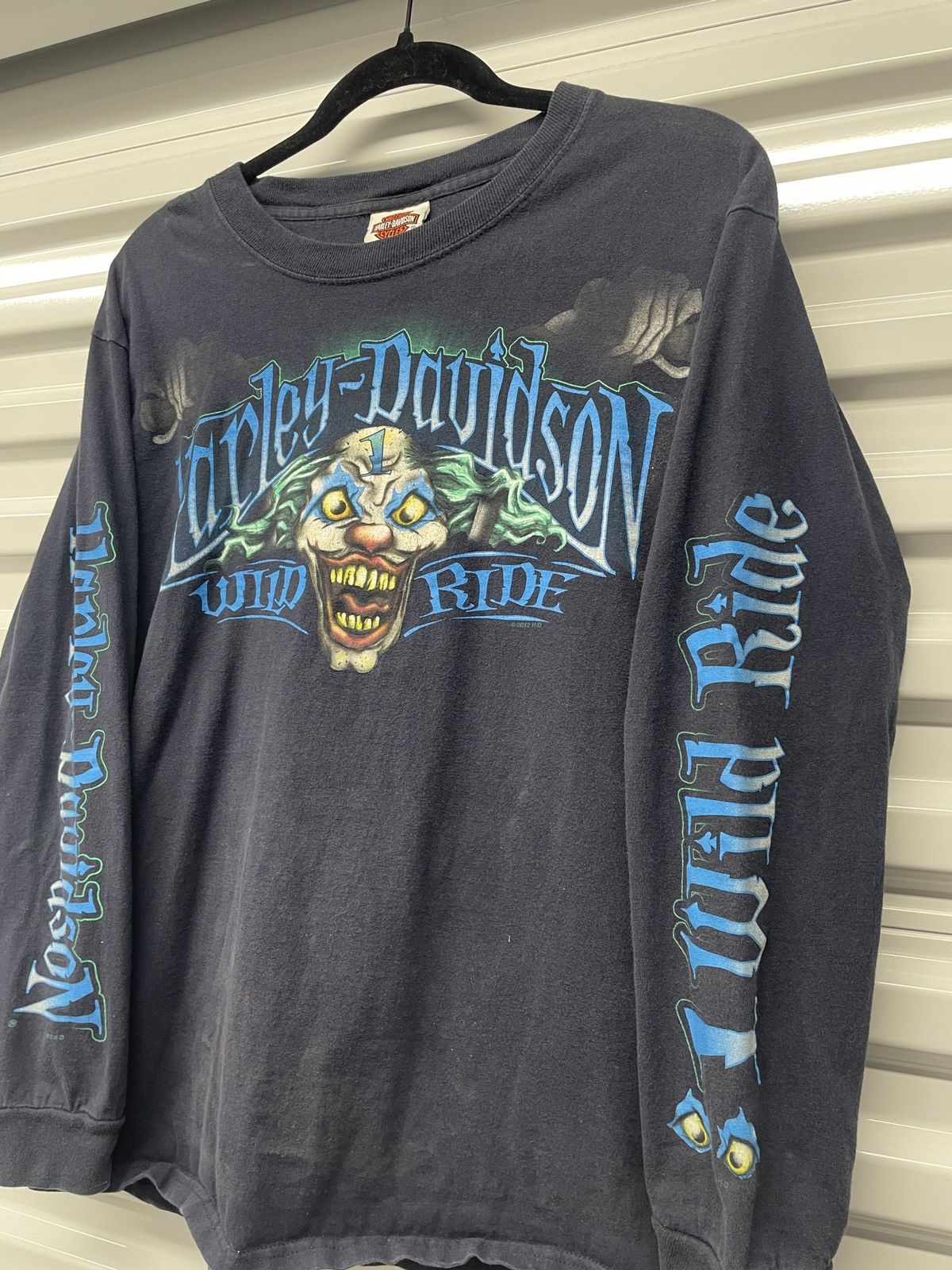 Harley Davidson Rare Vintage 00s Harley Davidson Clown Long Sleeve Size US M / EU 48-50 / 2 - 6 Thumbnail