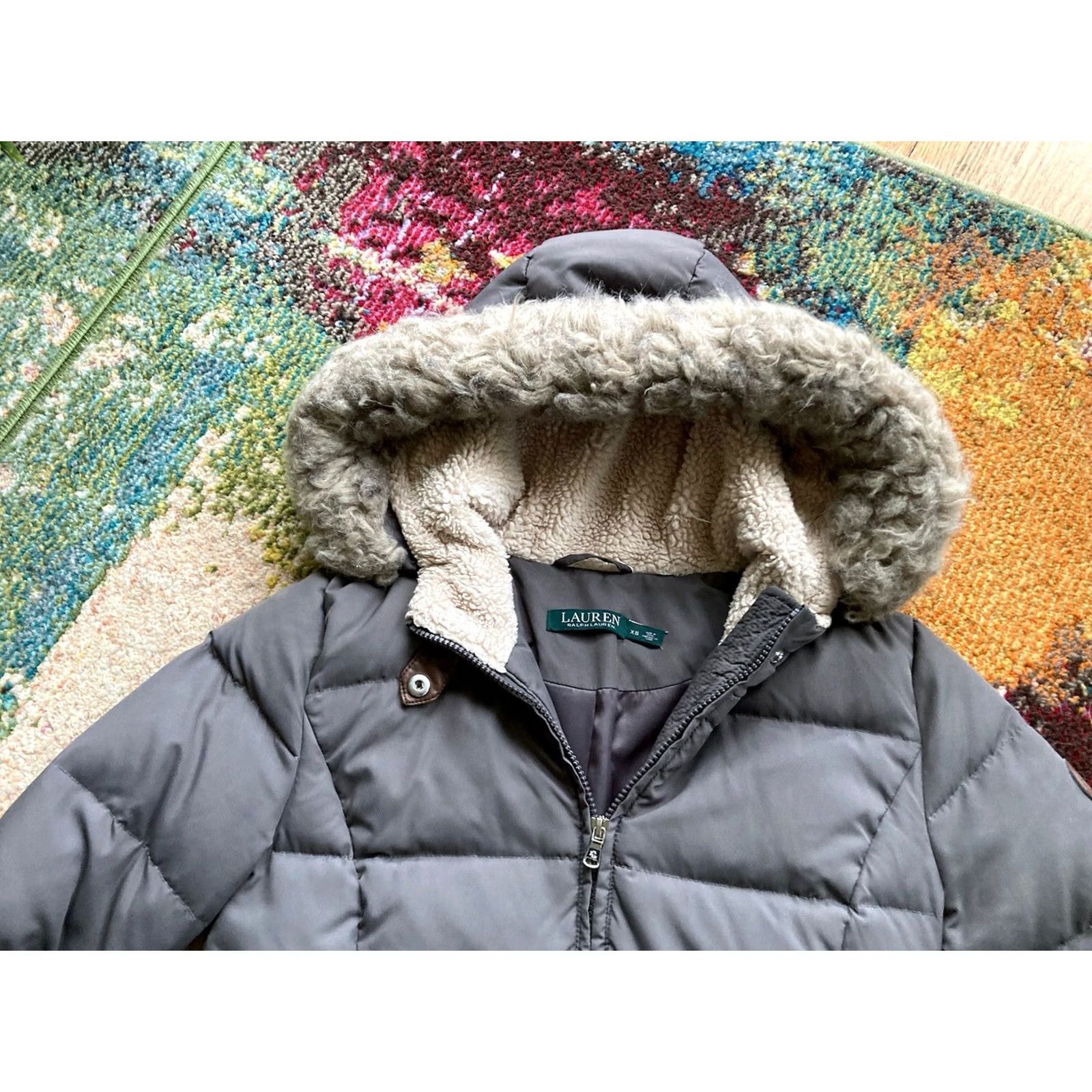 Ralph Lauren Lauren Ralph Lauren Puffer Hooded Parka Jacket Womens Size XS Down Sherpa Size XS / US 0-2 / IT 36-38 - 2 Thumbnail