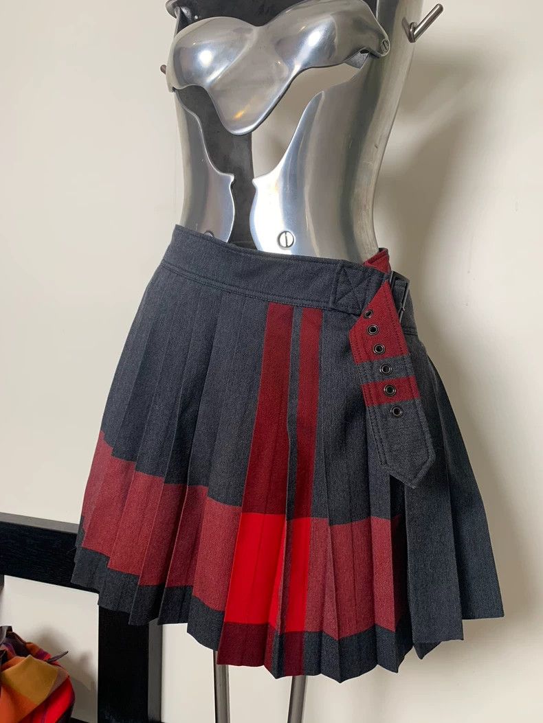 Y's Y's One-piece bandage pleated skirt Size 25" / US 0 / IT 36 - 7 Thumbnail