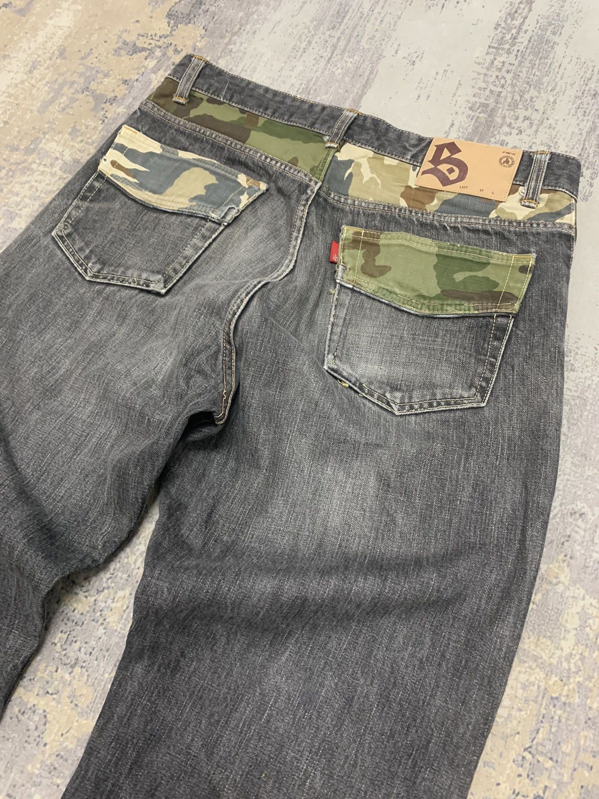 FDMTL JAPAN Fundamental Faded Baggy Jeans Size US 34 / EU 50 - 13 Thumbnail