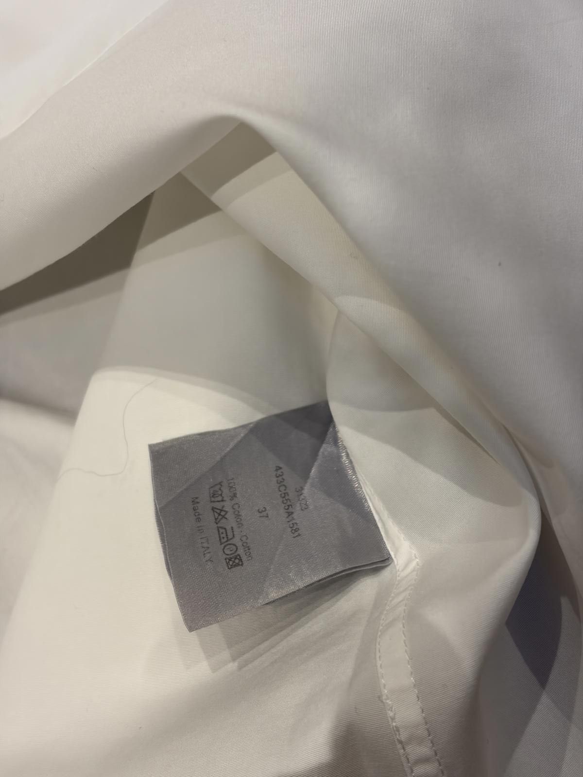 Dior Dior Slim-Fit Cotton Shirt with Contrast Collar Trim Size US S / EU 44-46 / 1 - 8 Thumbnail