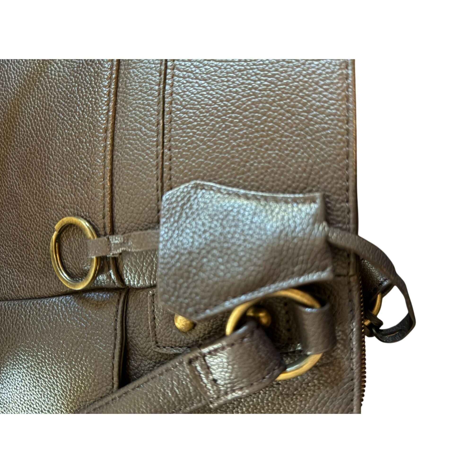 Other Ella Simone Weston Leather Tote Bag Black Everyday Large 17" Size ONE SIZE - 5 Thumbnail