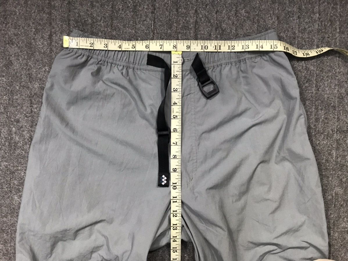 Montbell Mont Bell Outdoor Grey Thin Slack Pant Trouser Double Knee Size US 31 - 10 Thumbnail