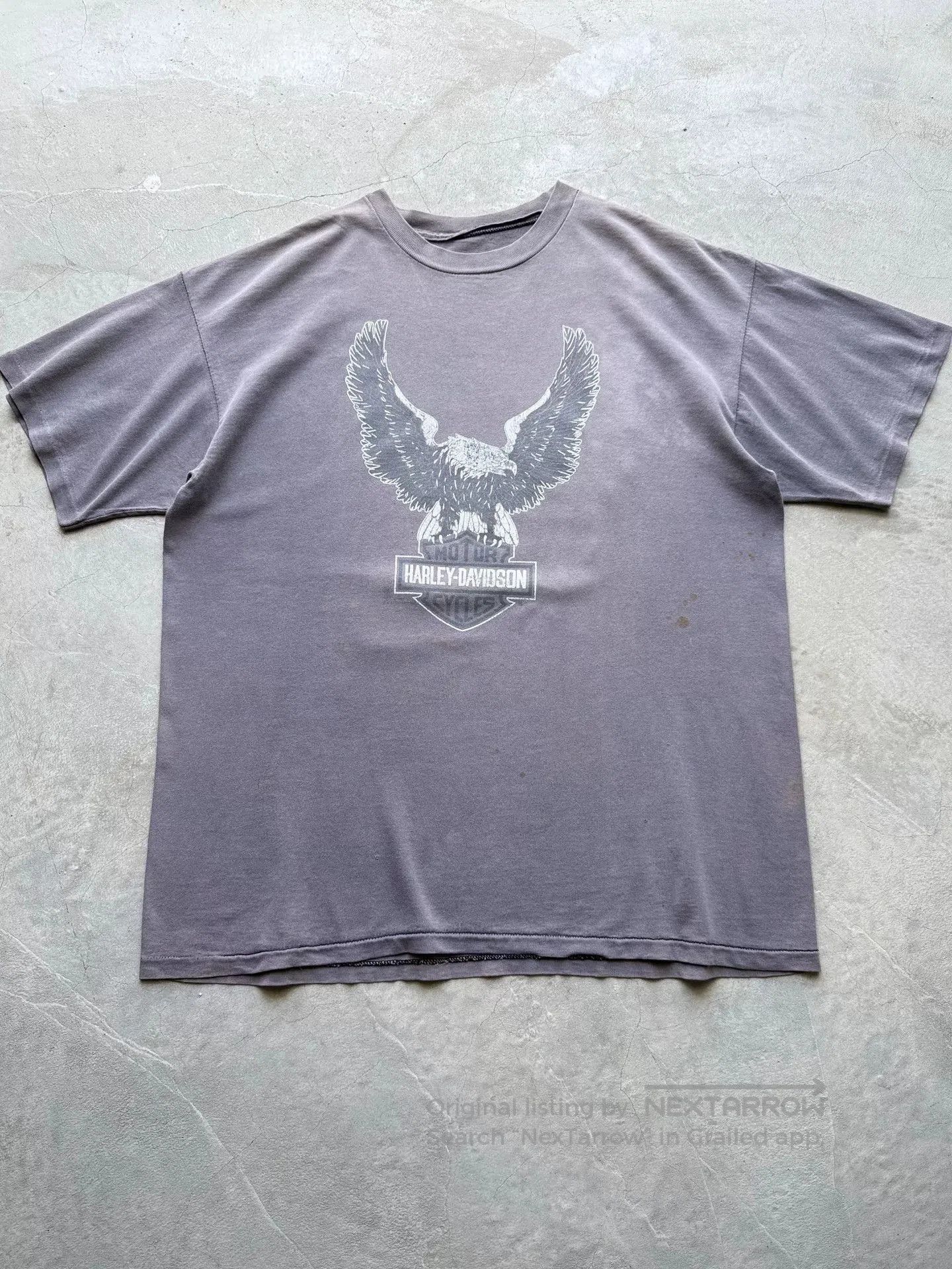 Vintage Vintage 90s Harley Davidson Choppers Tee. Size US XL / EU 56 / 4 - 1 Thumbnail