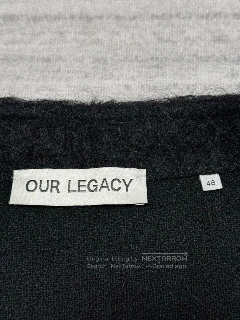 Our Legacy Our Legacy Mohair Cardigan in Black. Size US M / EU 48-50 / 2 - 5 Thumbnail