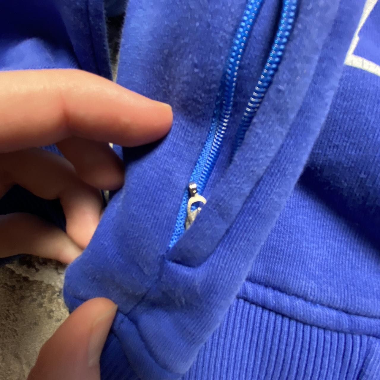 Adidas 90s Adidas Graphic Zip Hoodie Blue S Size US S / EU 44-46 / 1 - 8 Thumbnail