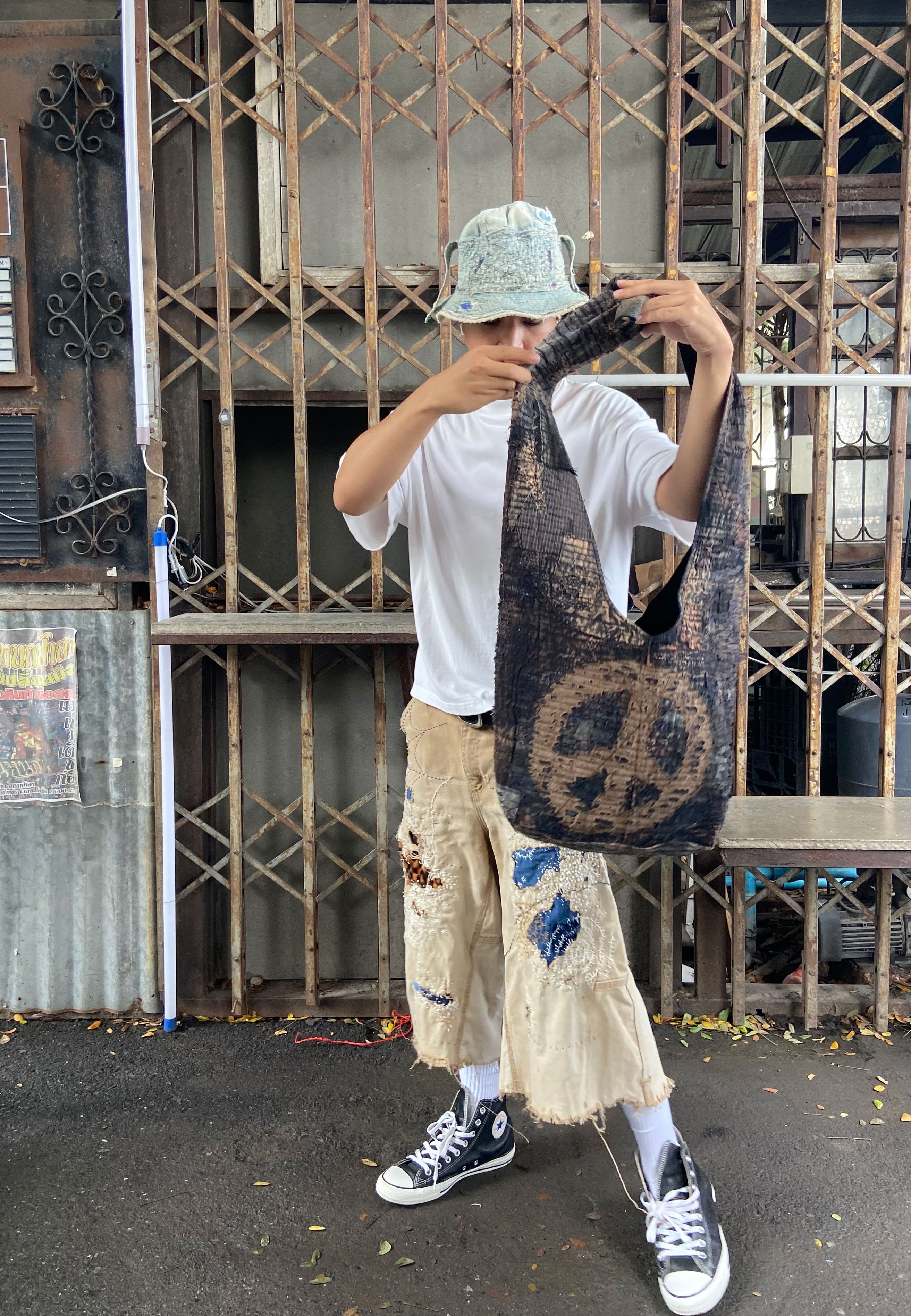 Japanese Brand BORO Damaged Tsuno Bag Size ONE SIZE - 2 Thumbnail