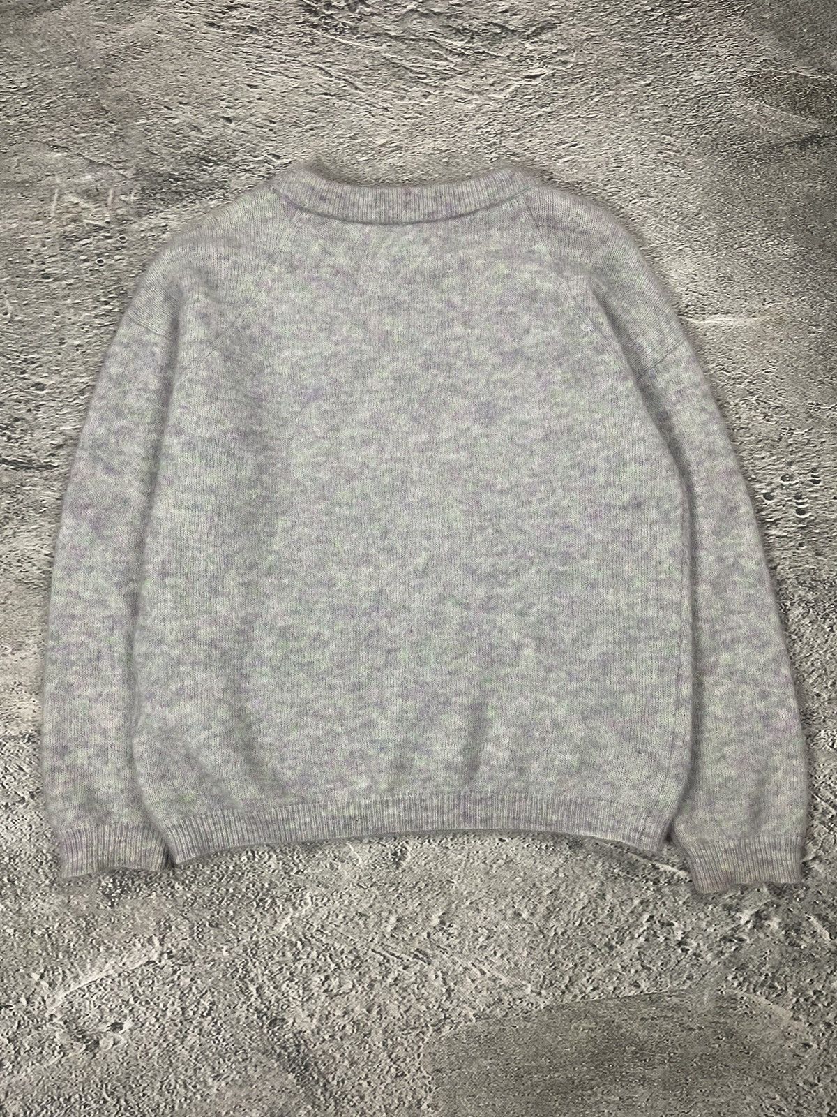 Acne Studios Acne Studios mohair sweater grey purple green Size US S / EU 44-46 / 1 - 4 Thumbnail