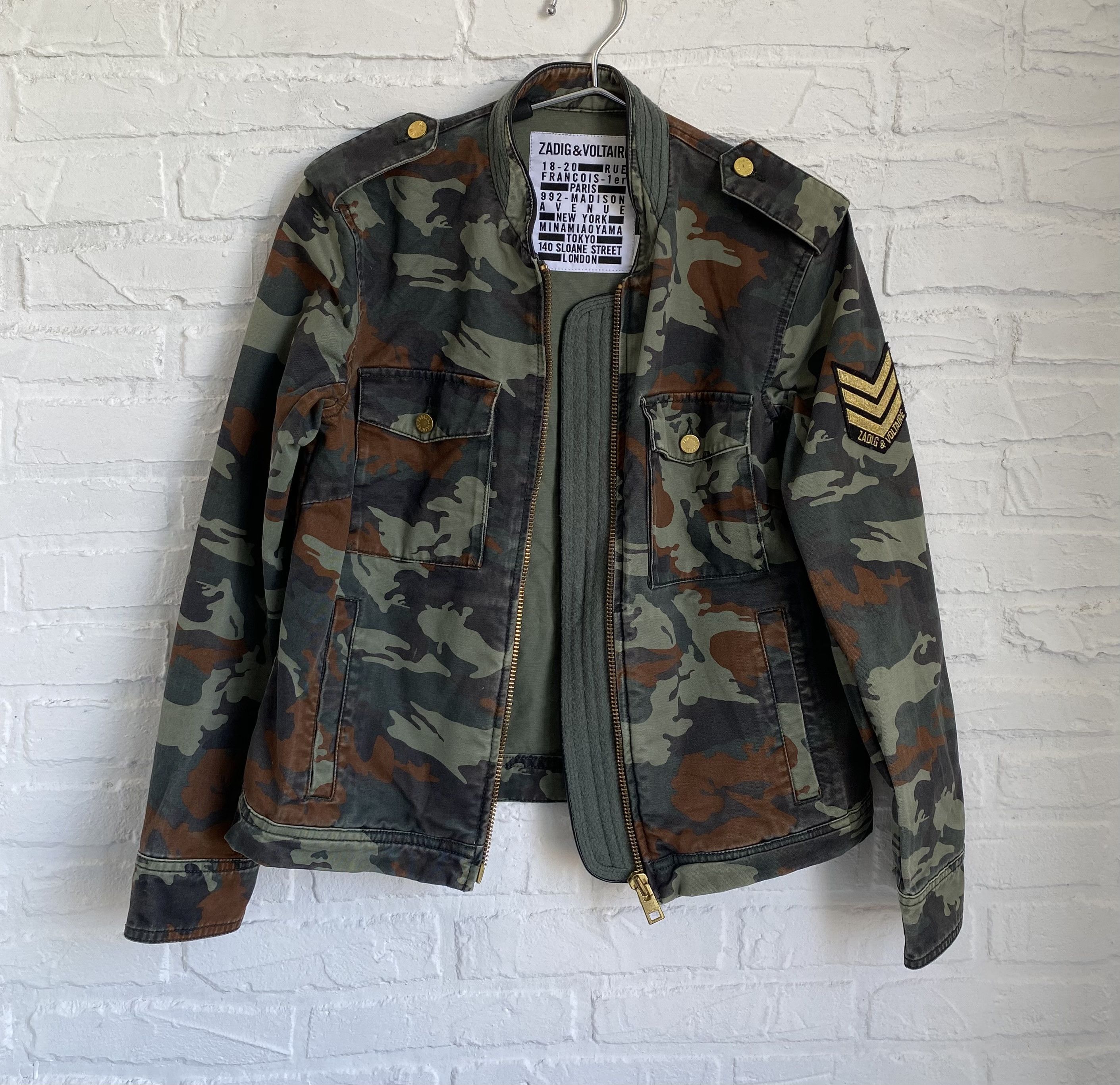 Zadig & Voltaire Zadig & Voltaire kavy camo jacket Size S / US 4 / IT 40 - 2 Thumbnail