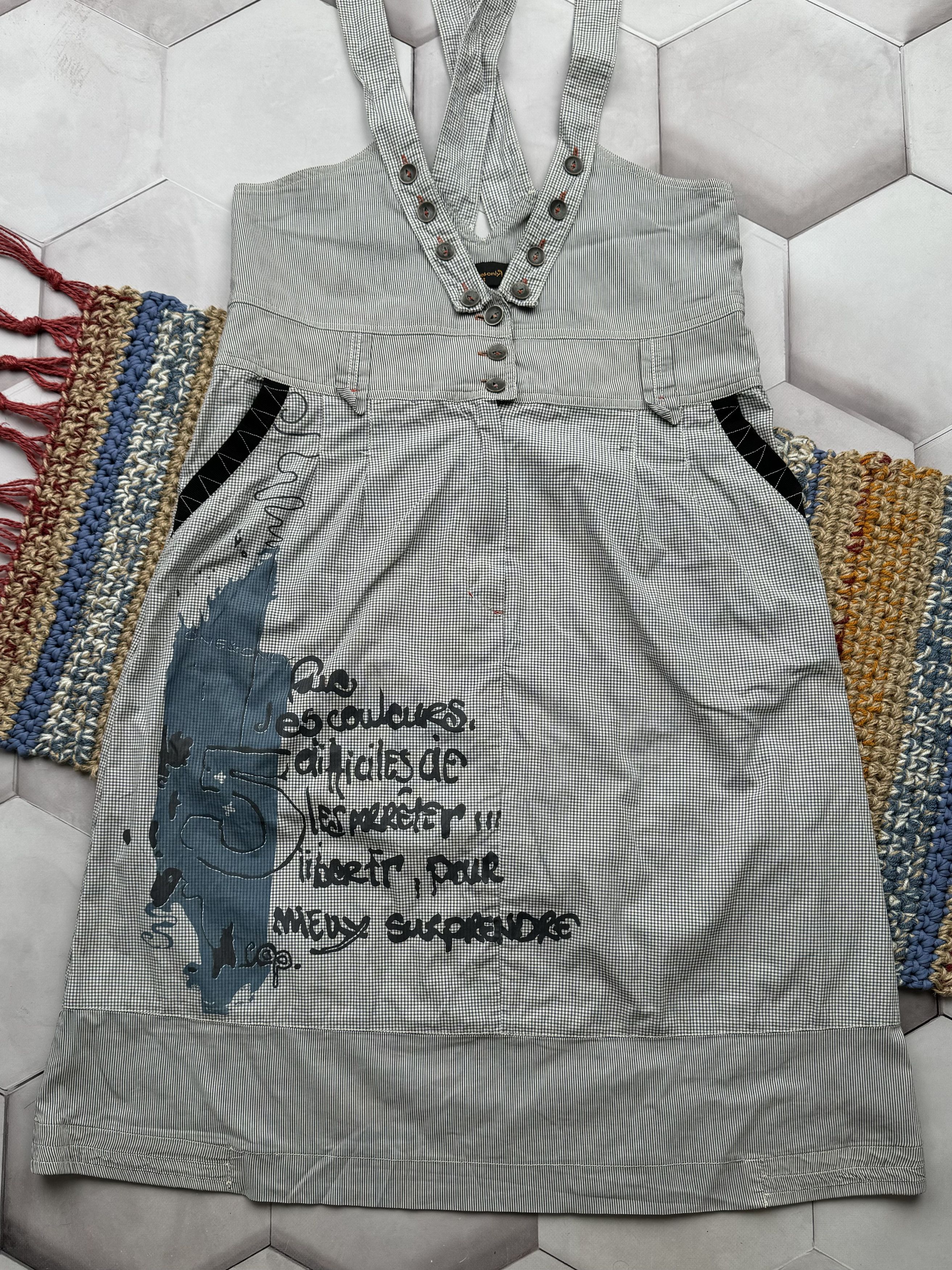 Vintage Vintage Amazing Mini Dress (E4) Size M / US 6-8 / IT 42-44 - 3 Thumbnail