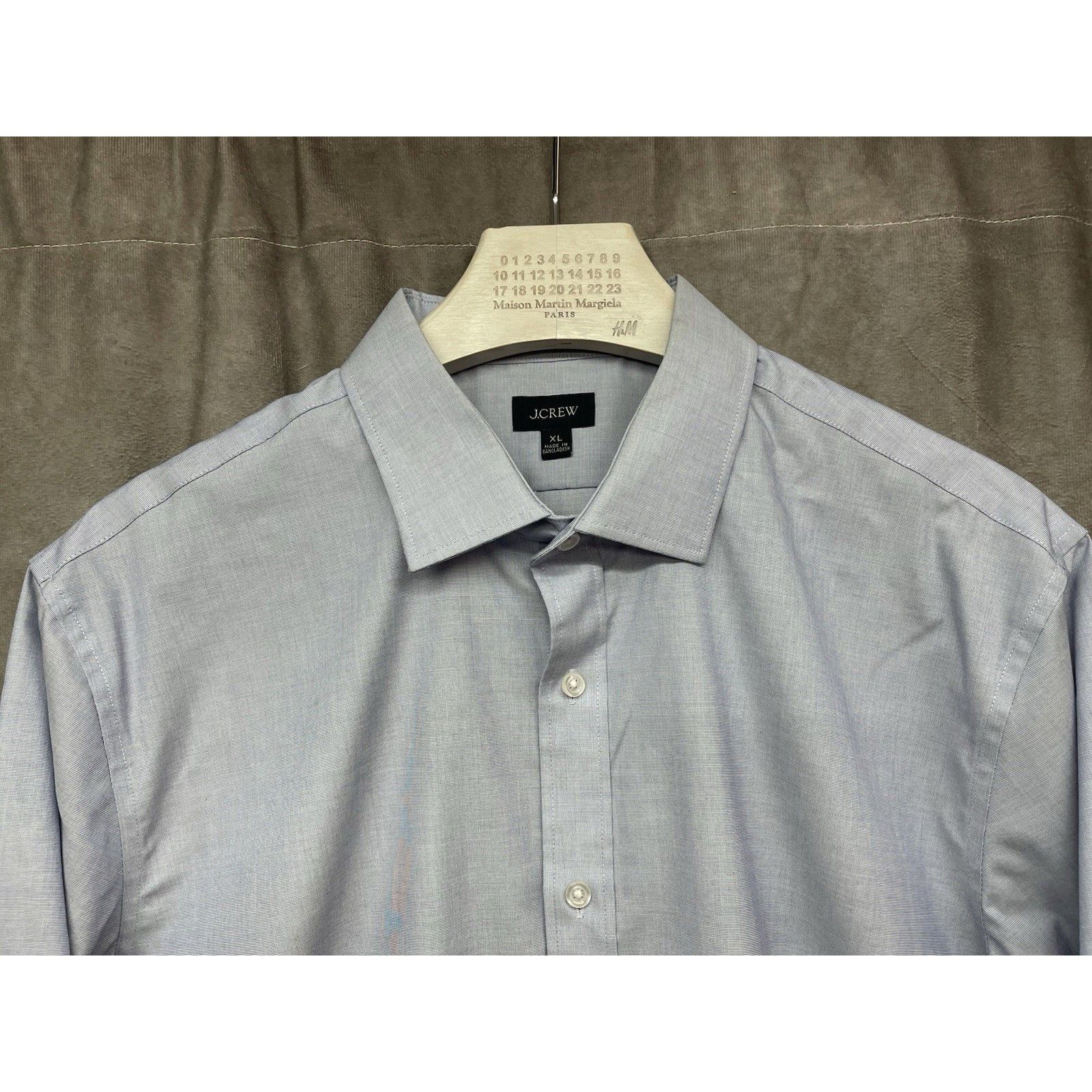 J.Crew J.Crew Men's Slim Fit Shirt Re-Imagined Blue 98% Cotton XL $ Size US XL / EU 56 / 4 - 3 Thumbnail